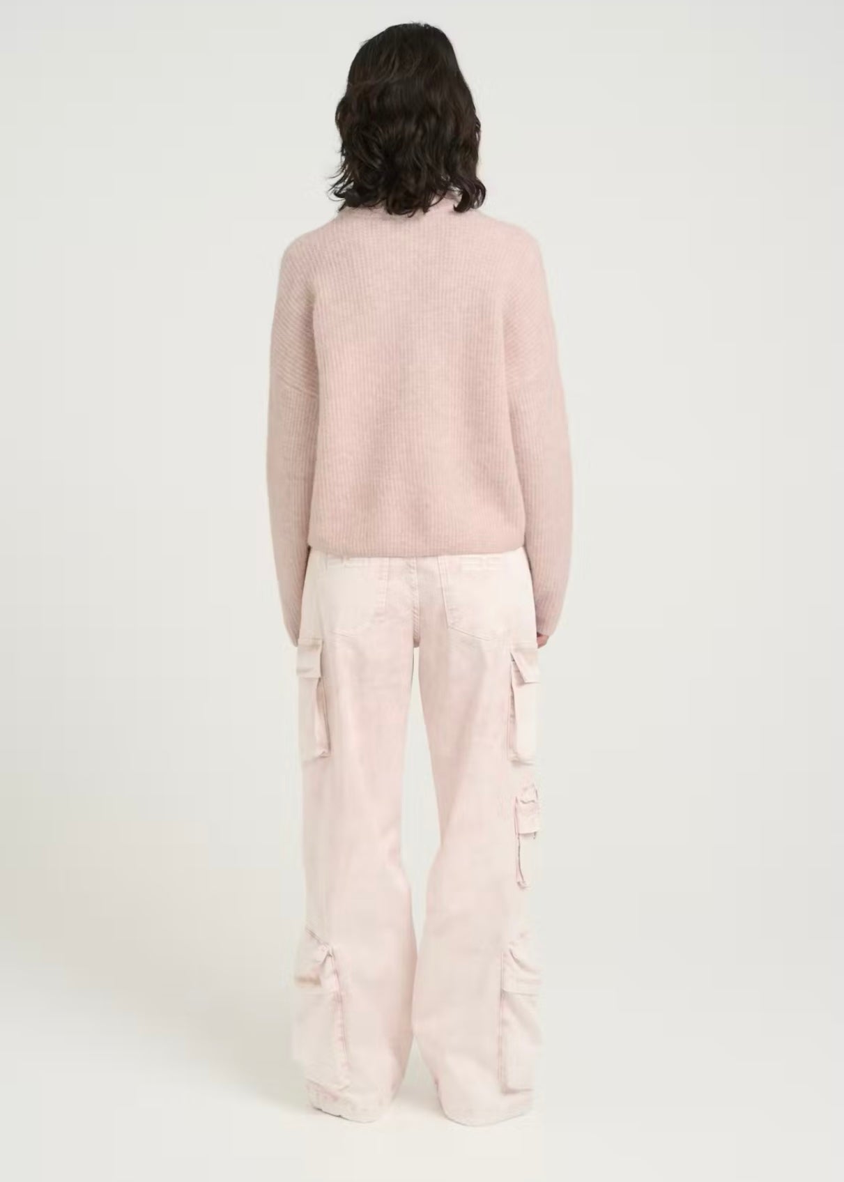 Gestuz Alpha Short cardigan - Rose Grey Melange