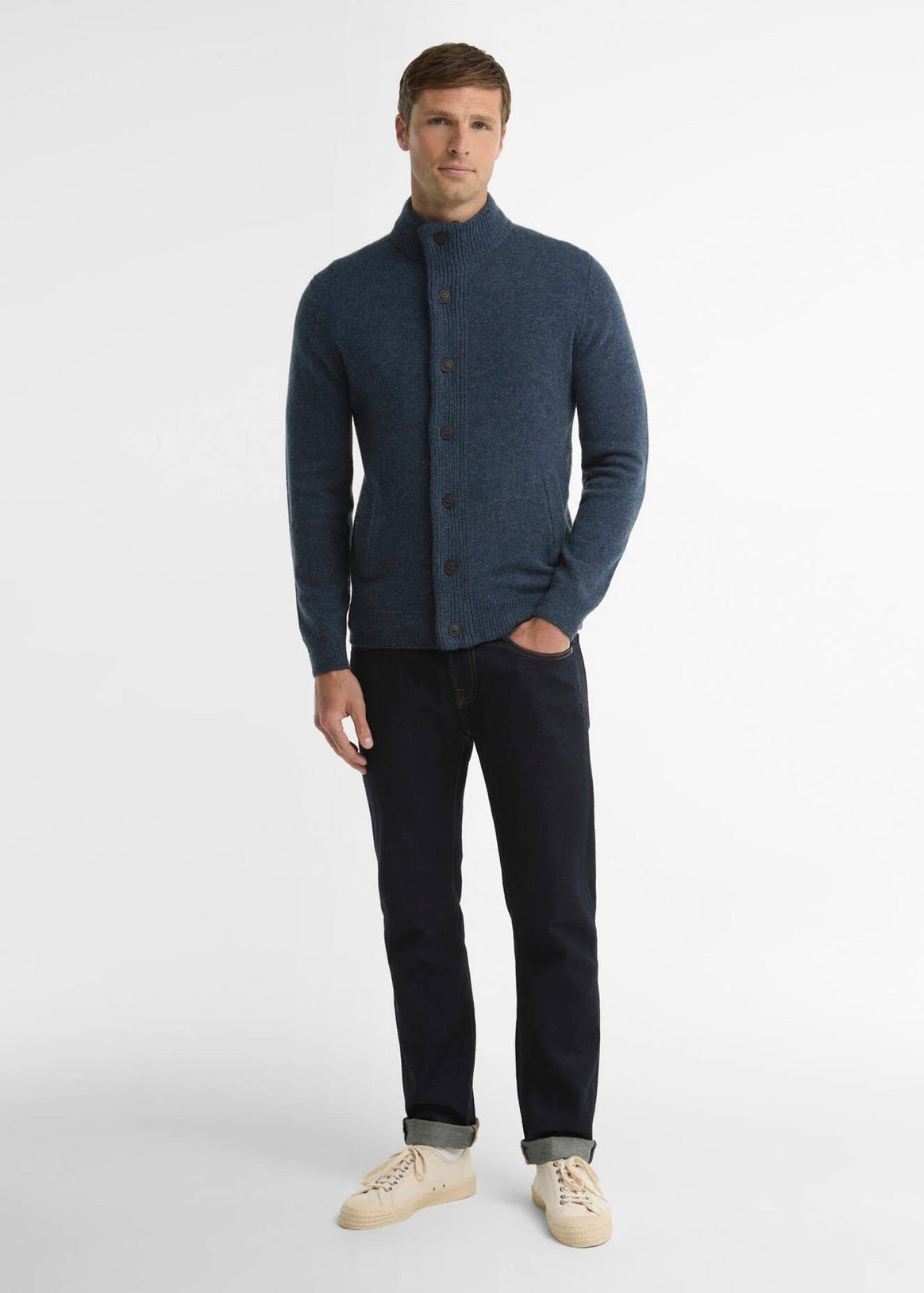 Essential Patch Zip Trough Dark Indigo