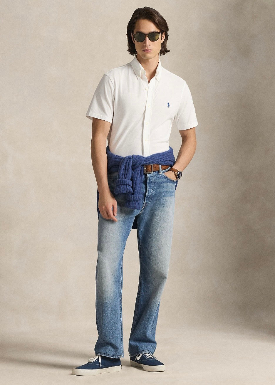 Featherweight Mesh Shirt White