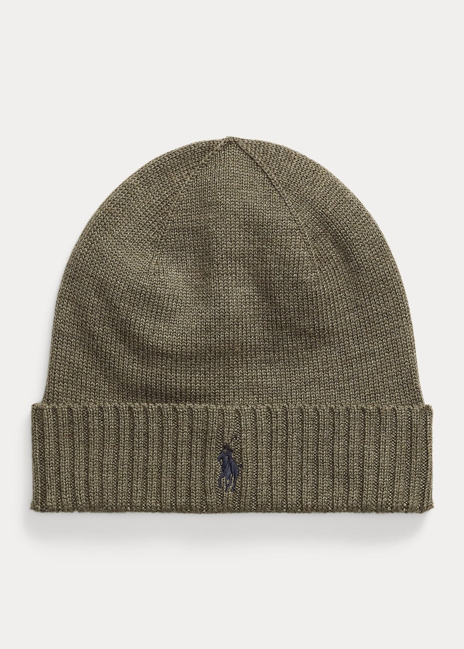 Wool Beanie Light Cargo Olive