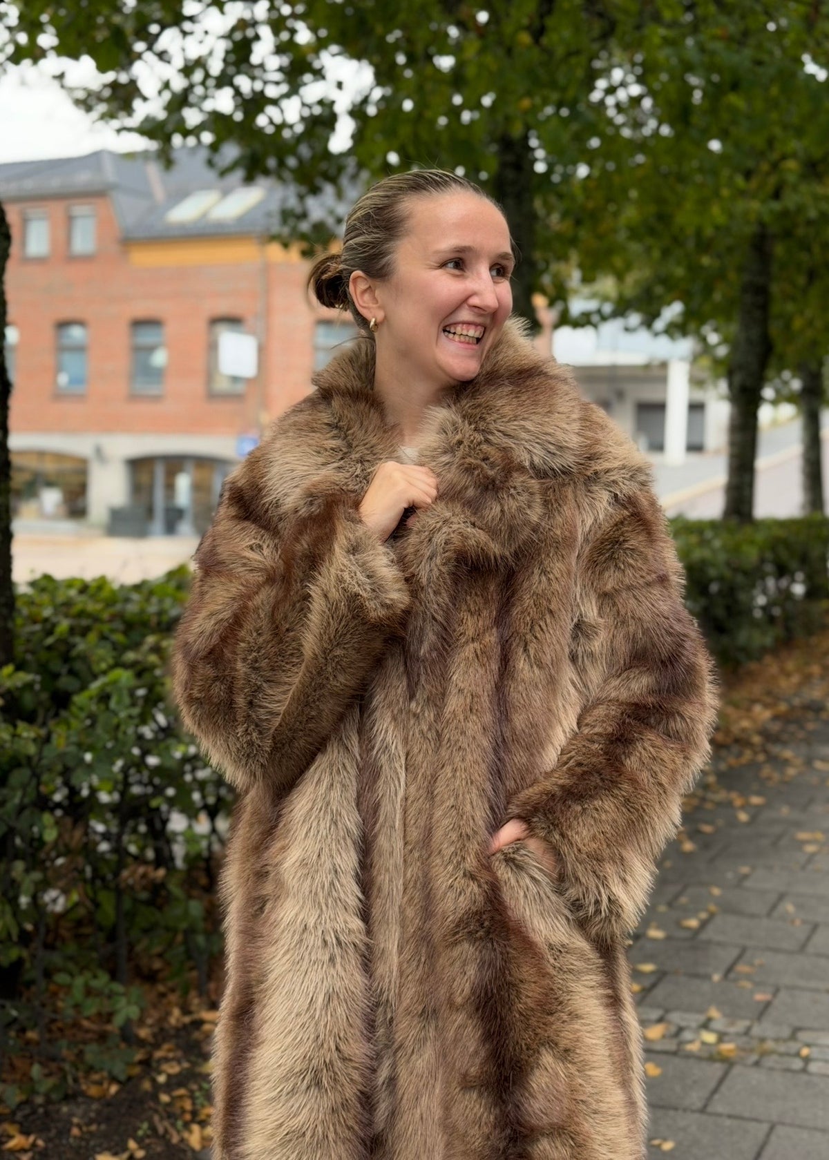 St. Moritz Fuskepels Kåpe Ulv