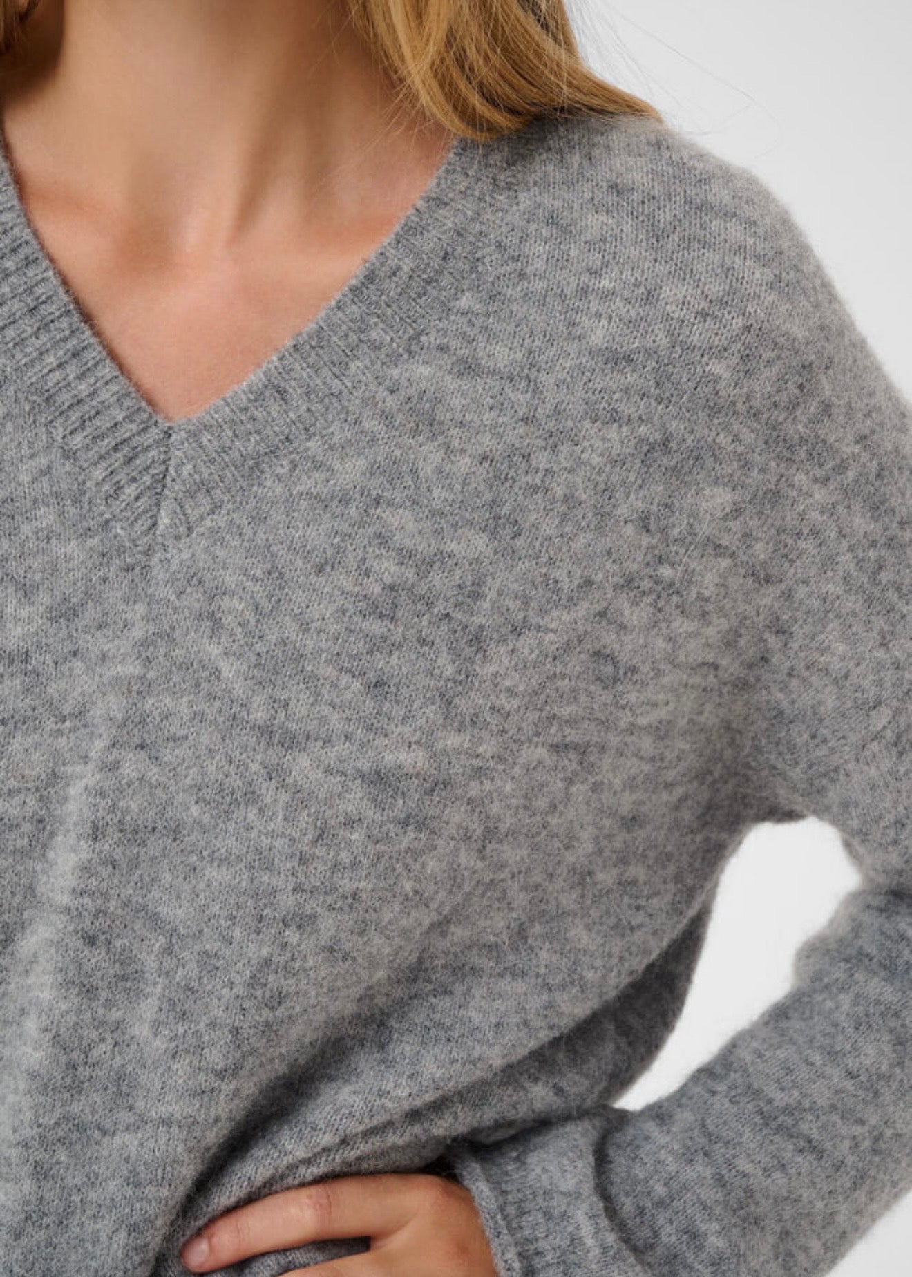 Chanilla Pullover Grey Melange