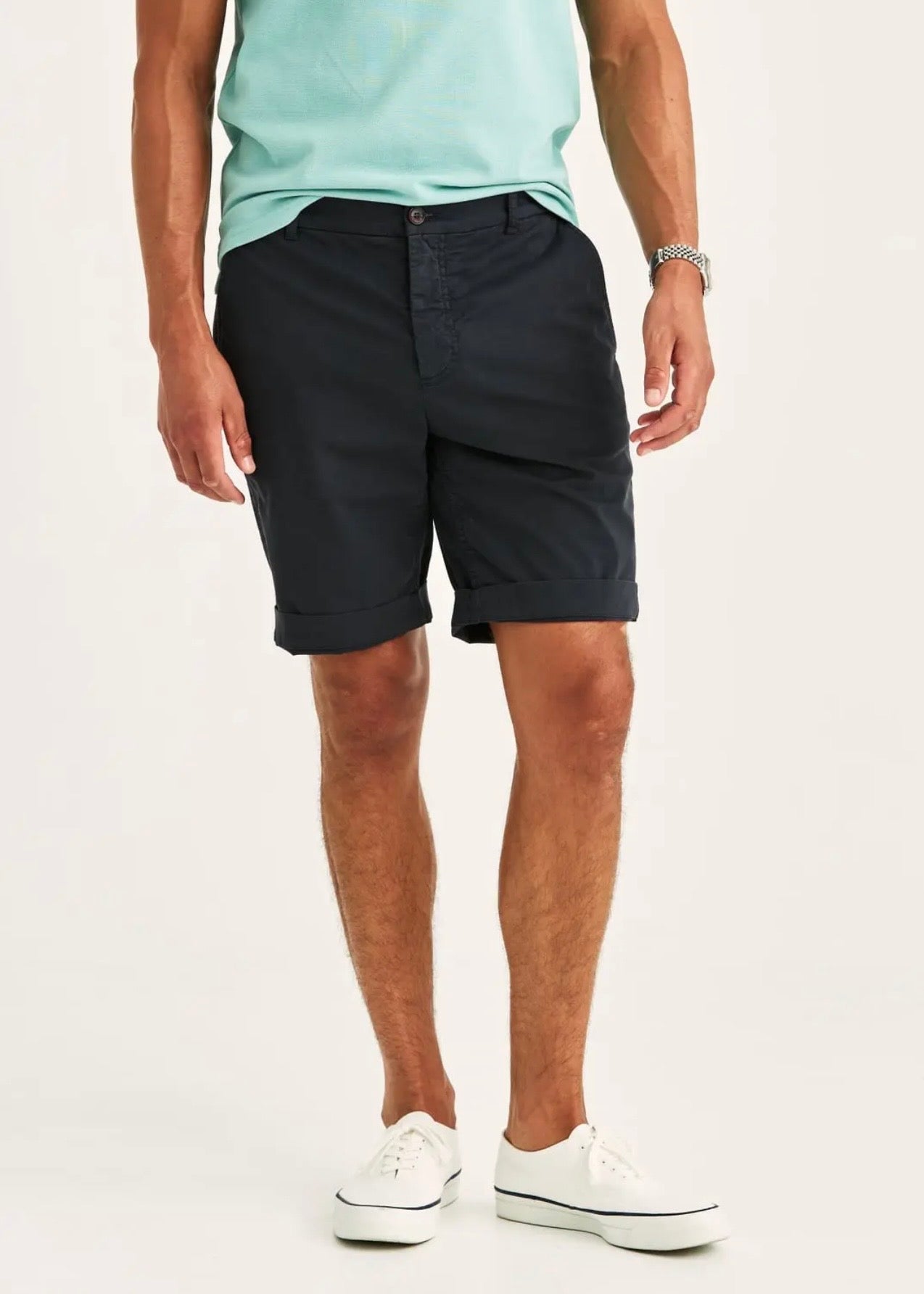 Jeffrey Summer Chino Shorts Blue