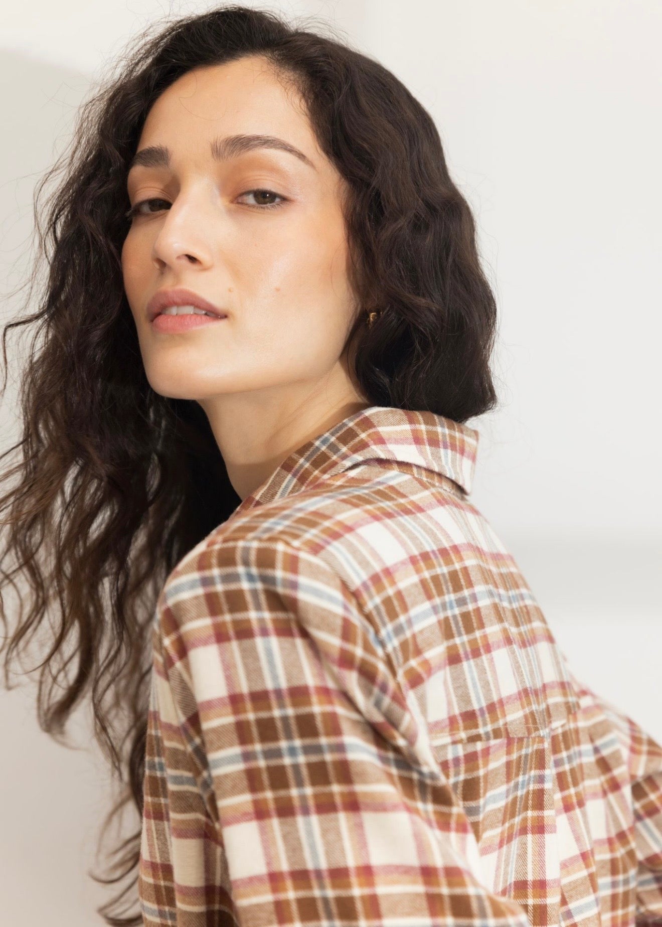 Joan Flannel Shirt Red Check
