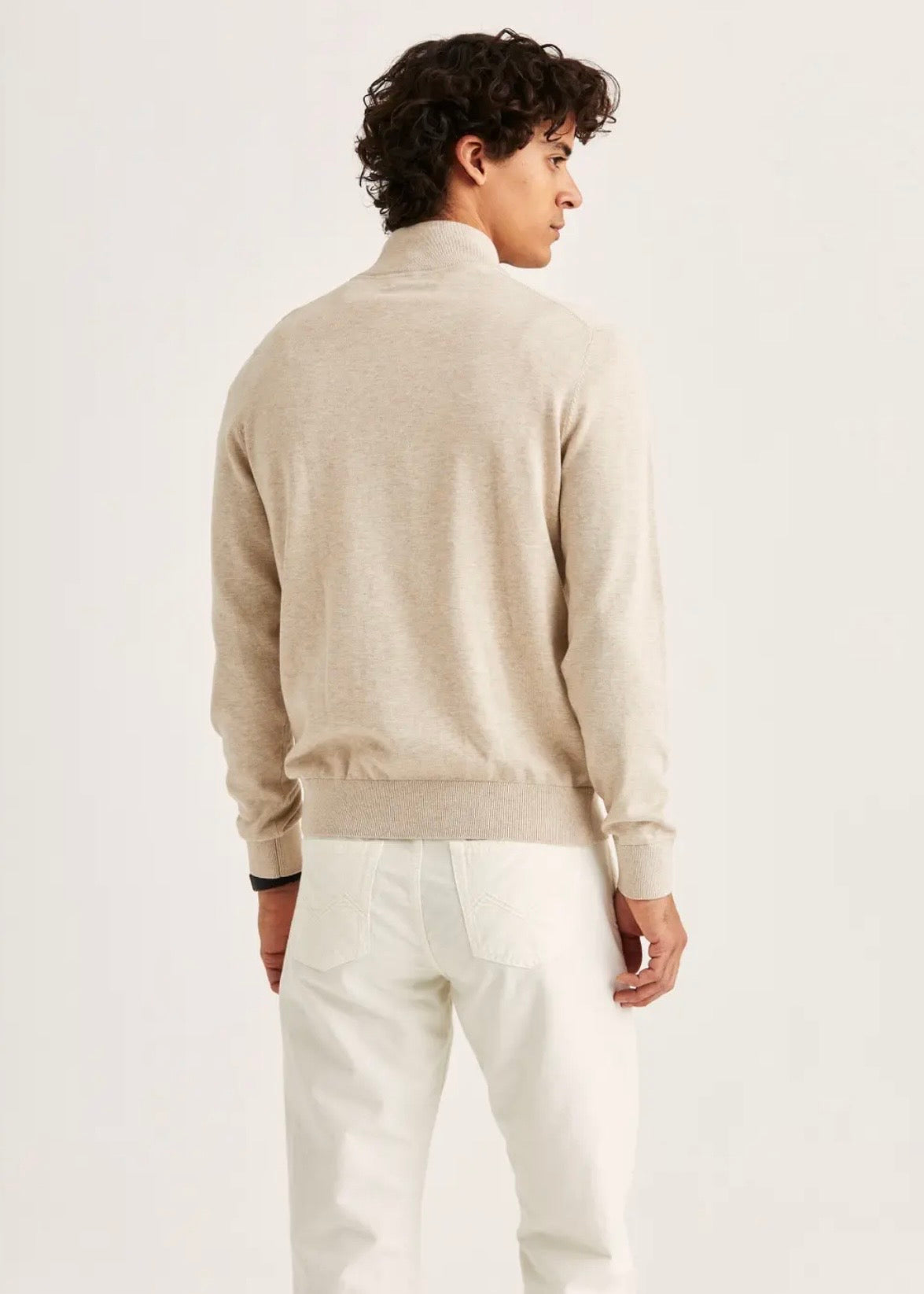 Riley Half Zip Khaki