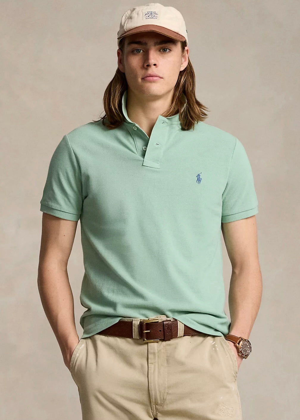 Polo Ralph Lauren pique - Faded Mint