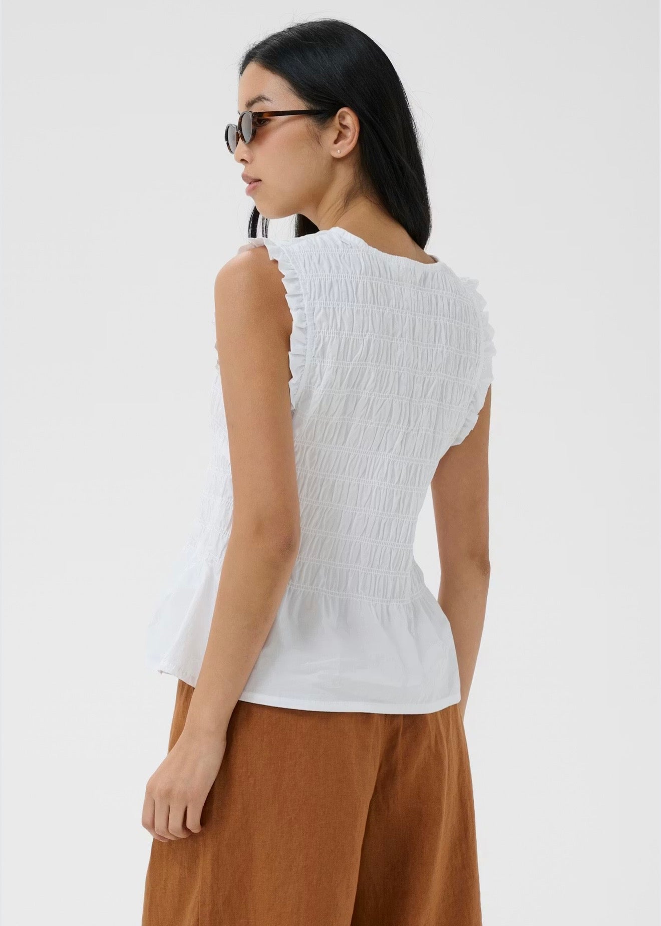 Borgny Top Bright White
