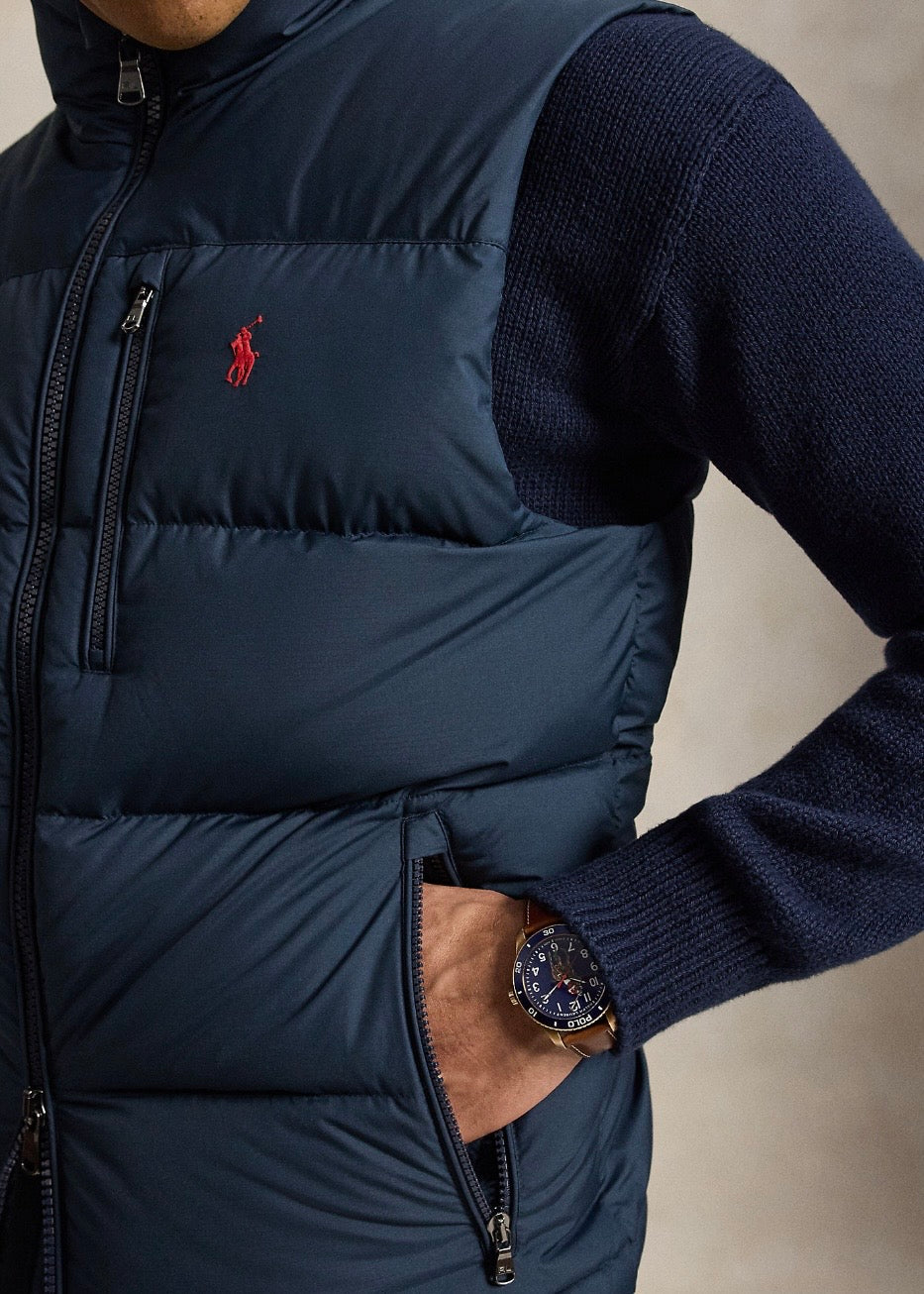The Gorham Down Vest Navy