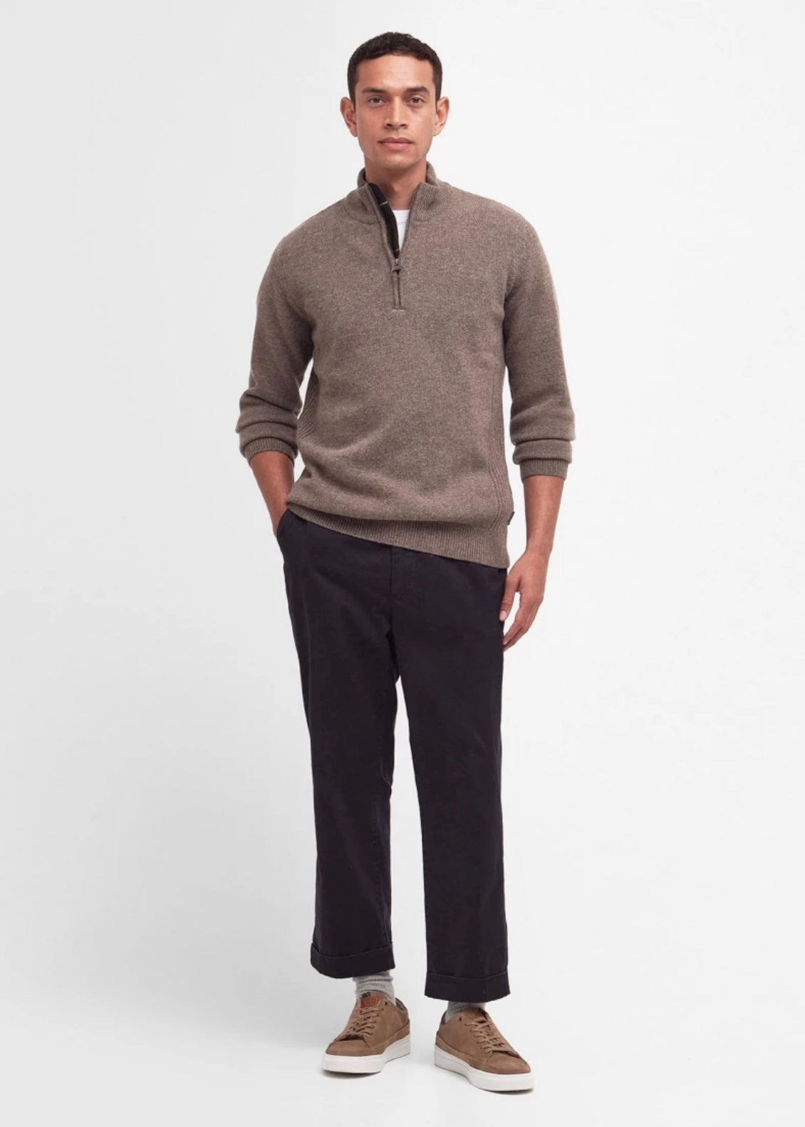 Holden Half zip Military Marl