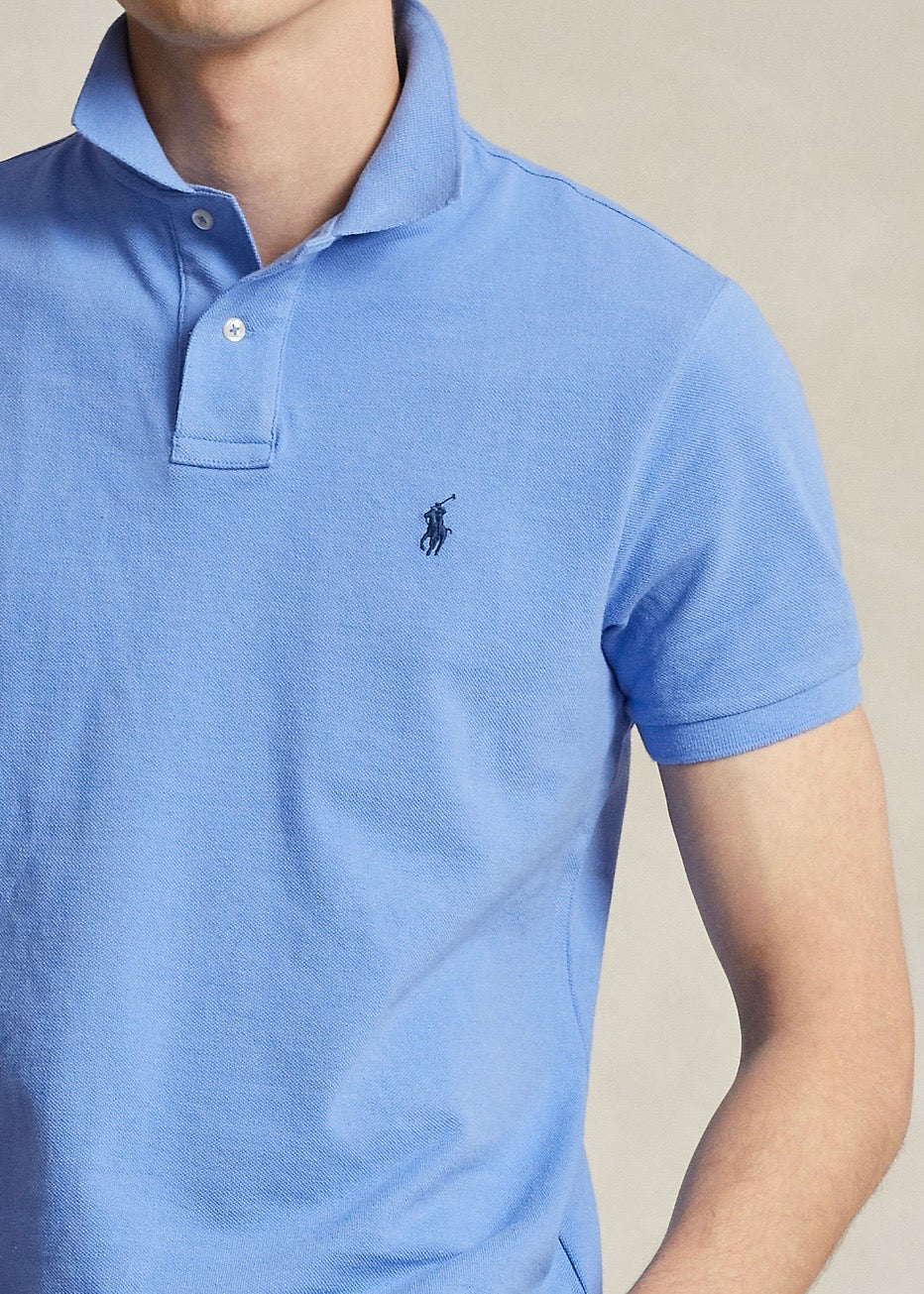 Mesh Polo Shirt Harbor Island Blue