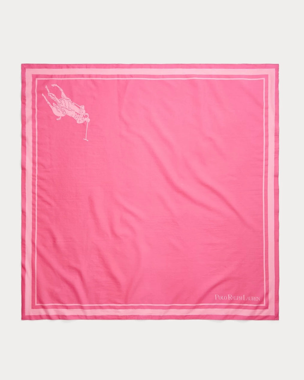 Polo Ralph Lauren Pony Square scarf - Desert Pink