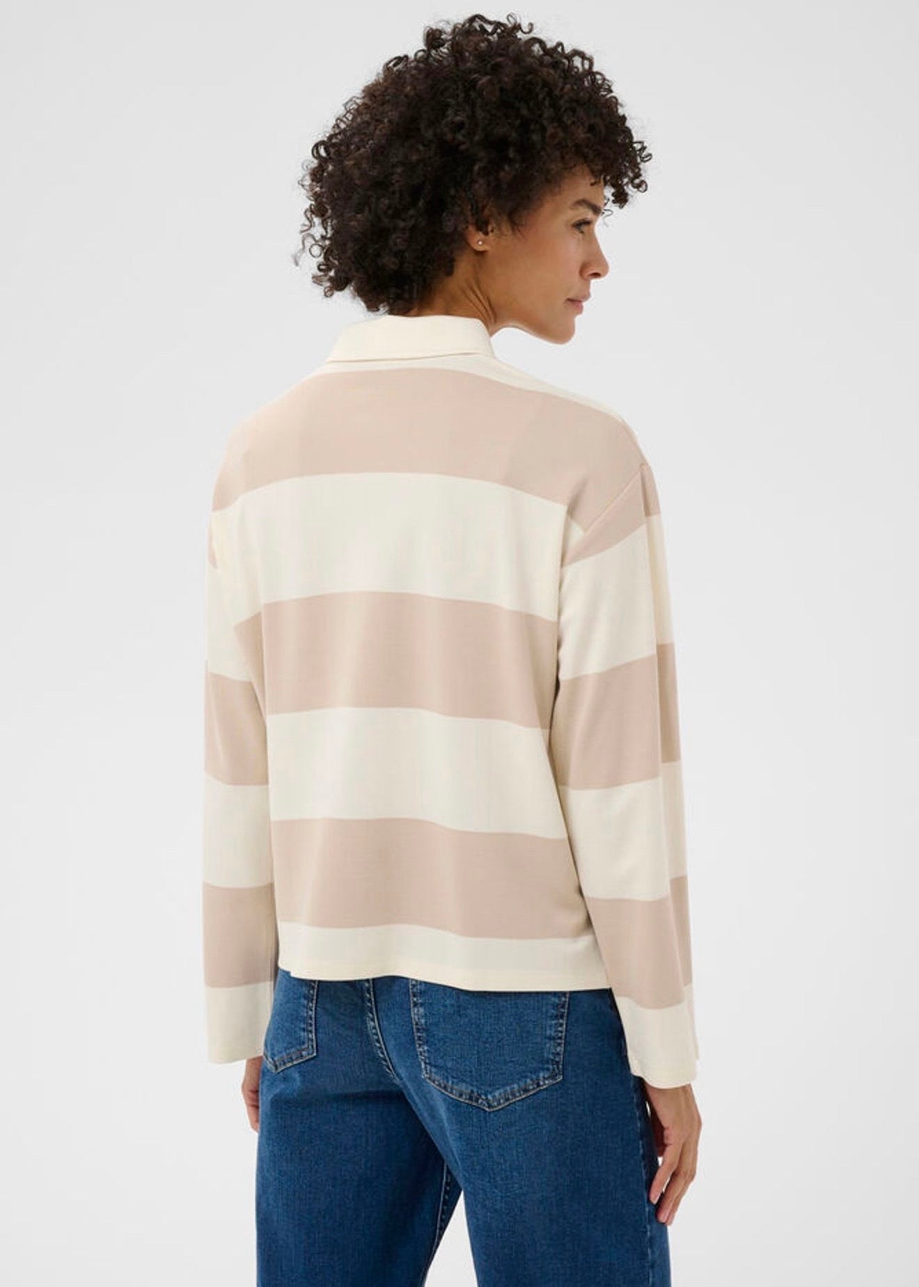 Amari T-shirt Cement Stripe