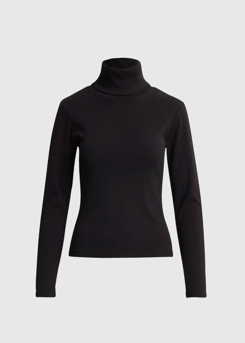 Camilla Pihl Petra Rib turtleneck - Black