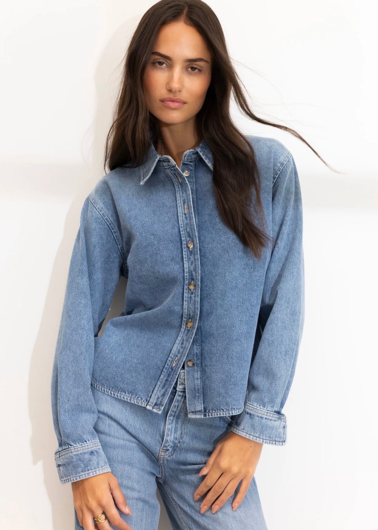 Francis Shirt Mid Blue