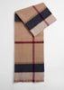 Rosefield Tartan Scarf Beige