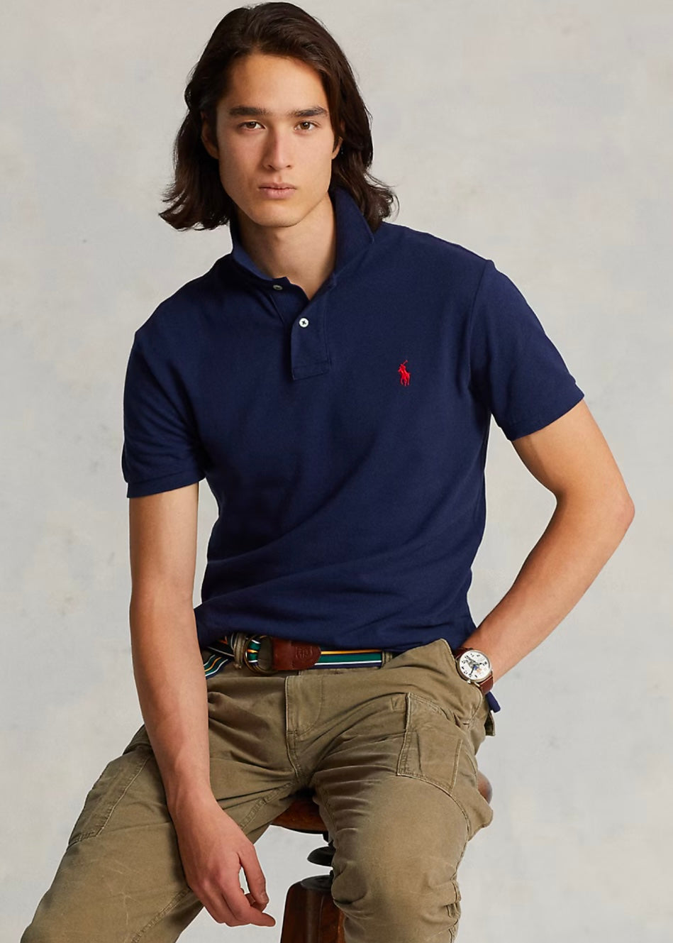 Polo Ralph Lauren pique - Newport Navy