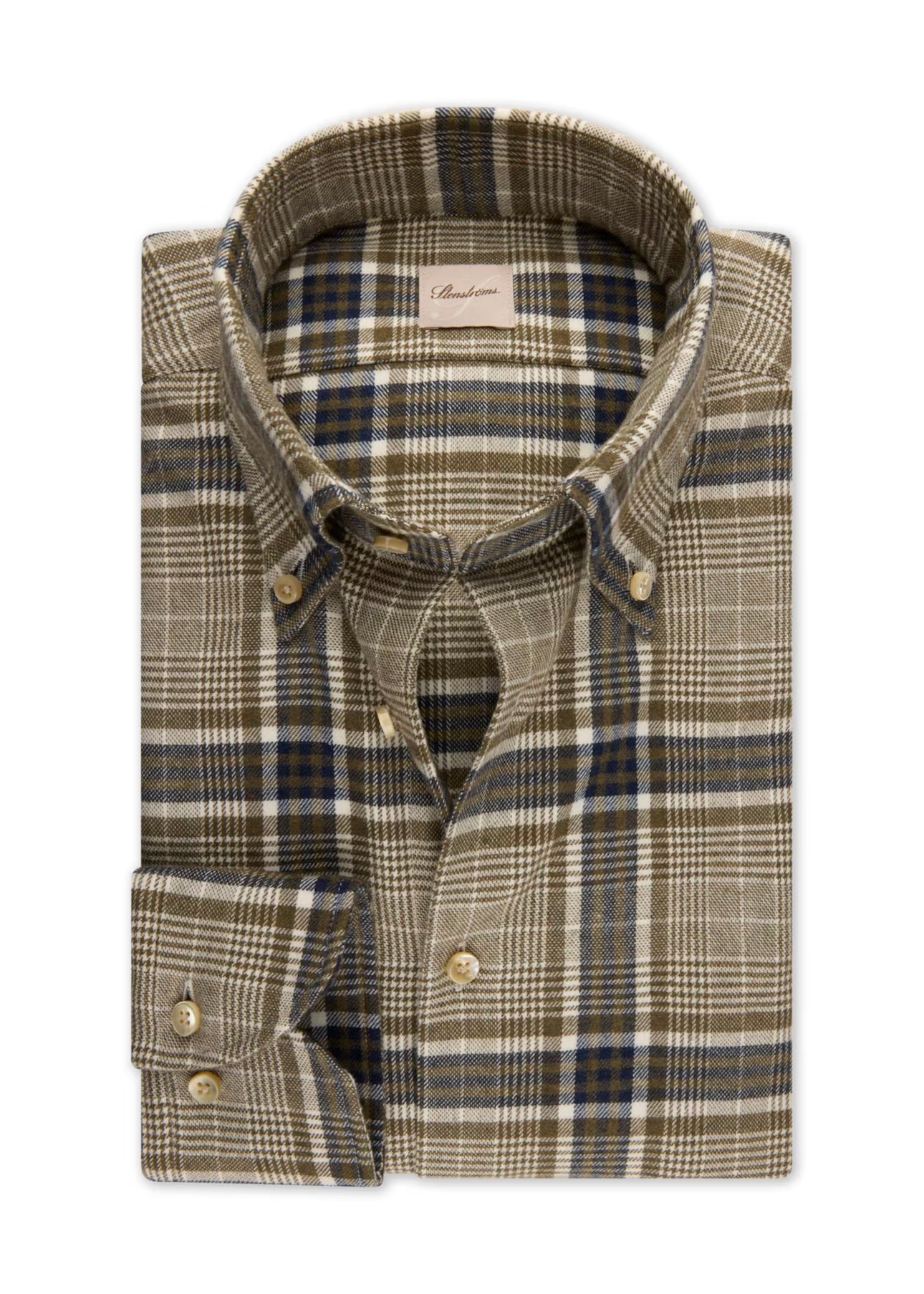 Regular Flannel shirt Green