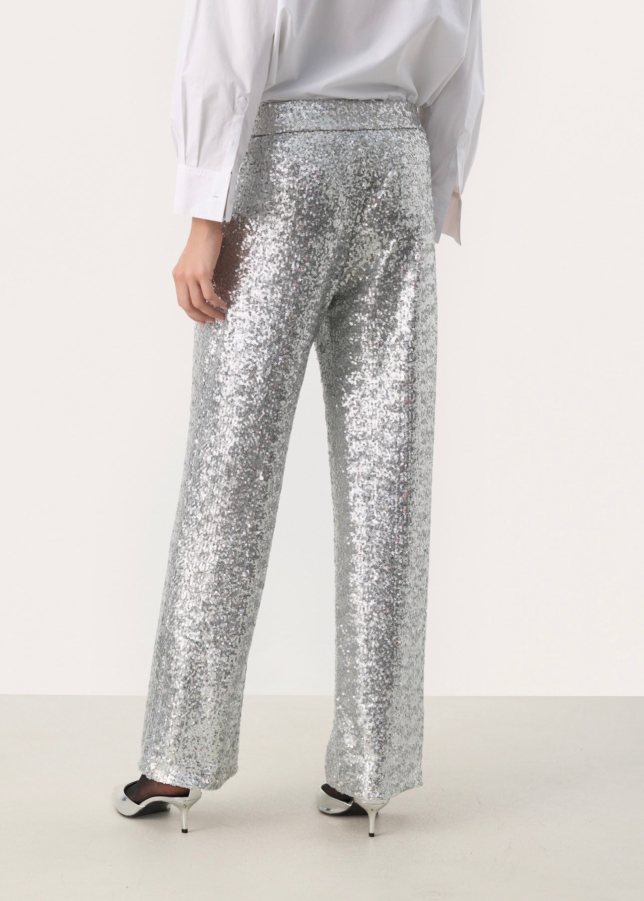 Part Two Melodie pants - Silver