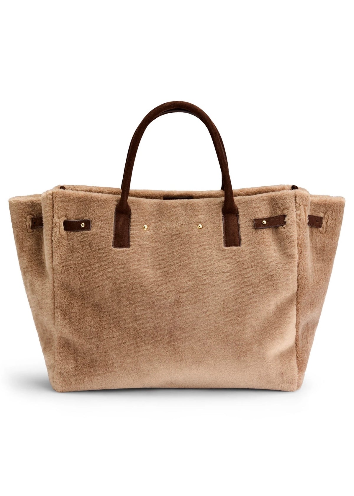 Lykke Shearling Bag Taupe