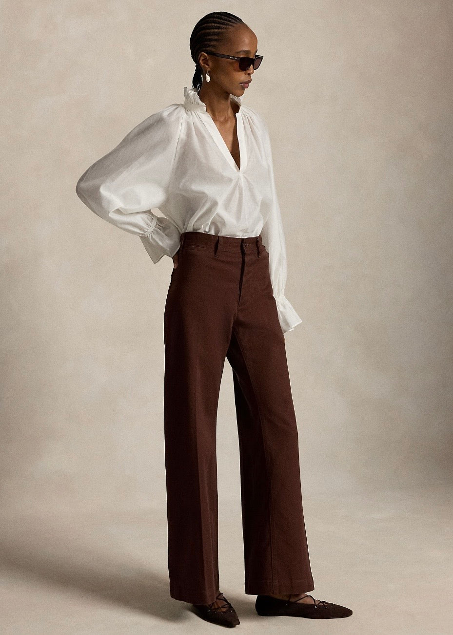 Cotton Silk Shirt White
