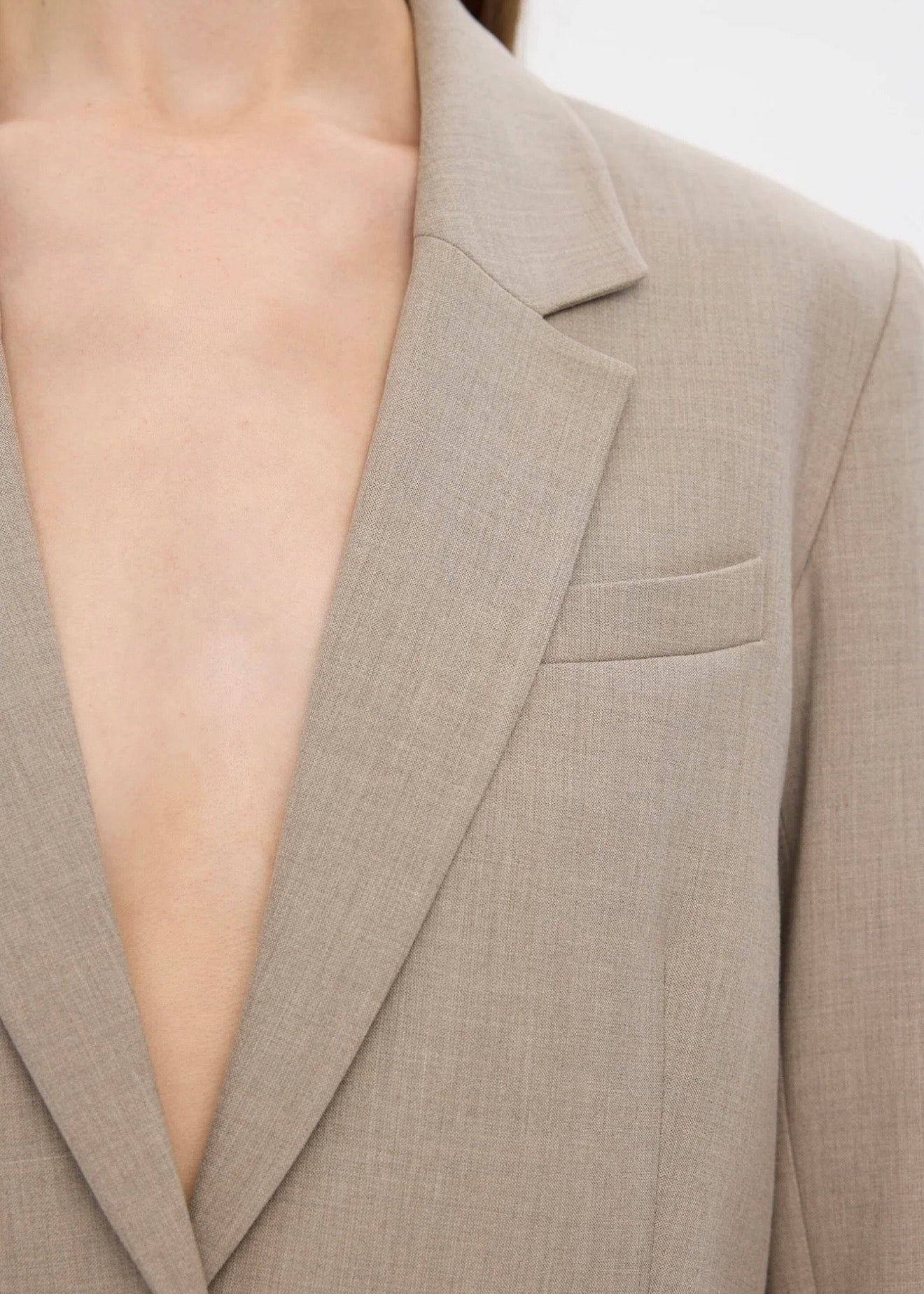 Hannah Blazer Oak Melange