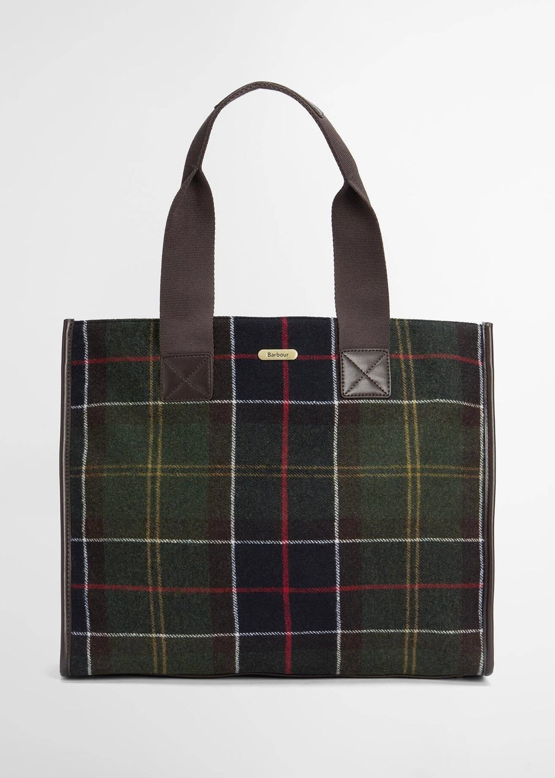 Turnberry Tartan Tote Bag Olive