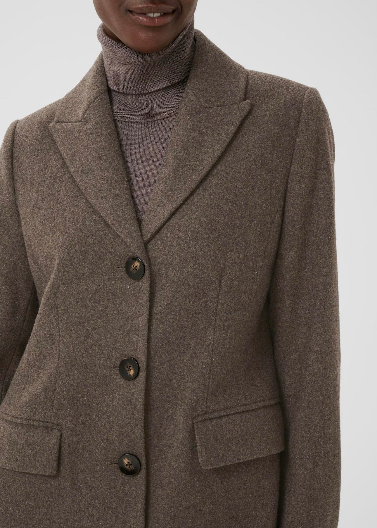 Sirina coat Dark Walnut Melange