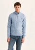 Hertford Cable Half Zip Blue