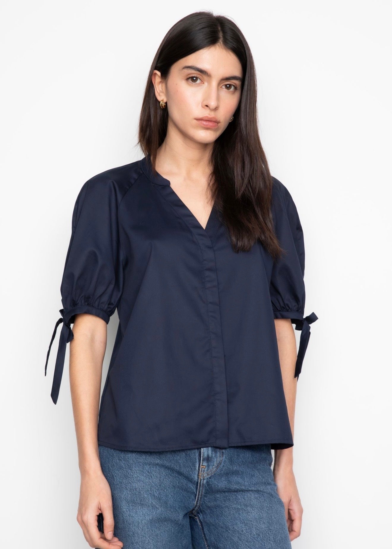 Liza Blouse Navy