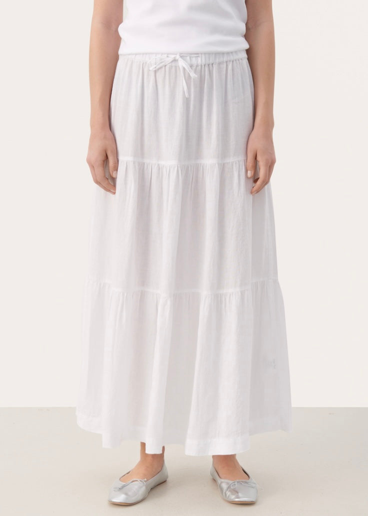 Part Two Getia skirt - Bright White