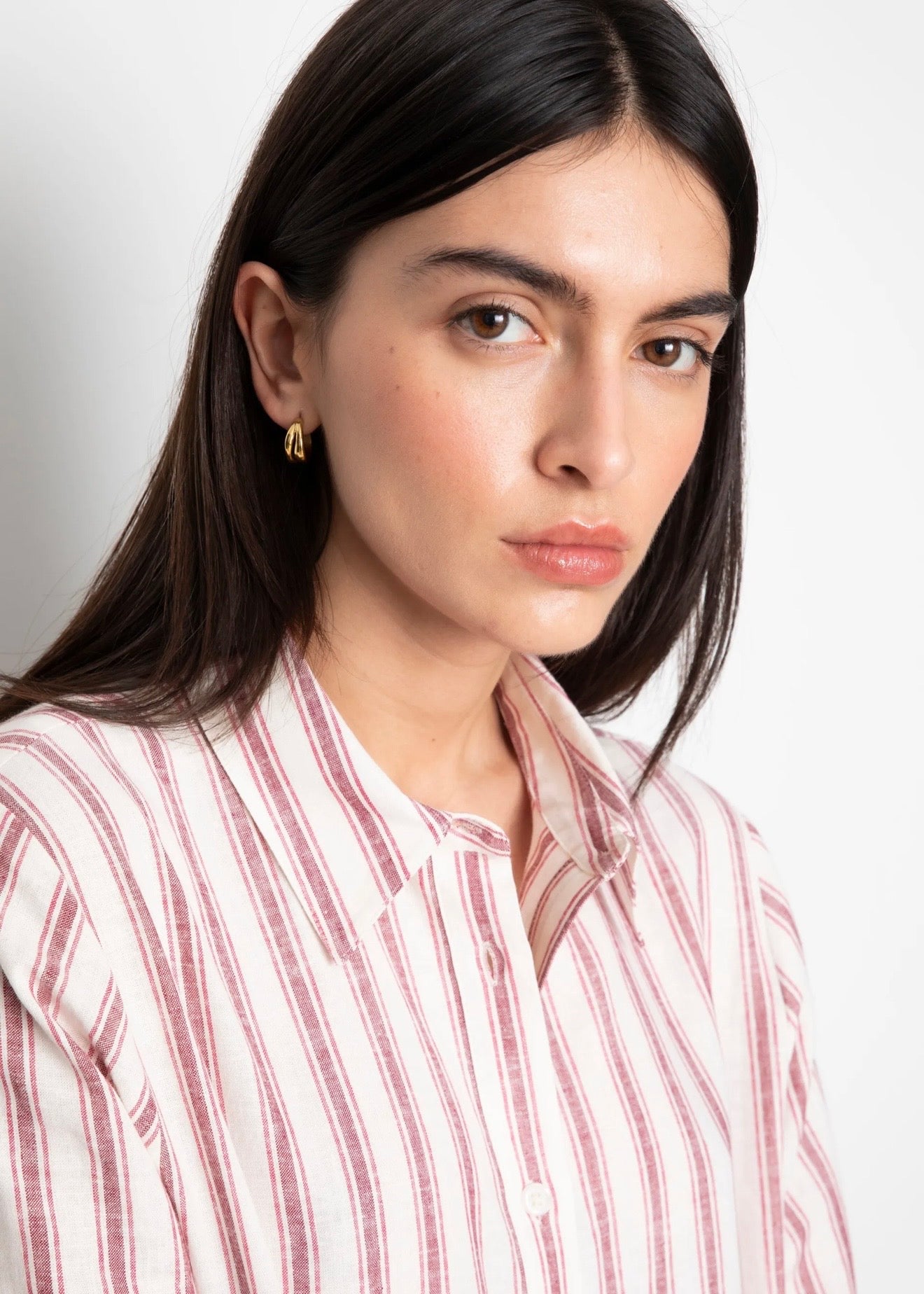 Fable Shirt Berry Stripe