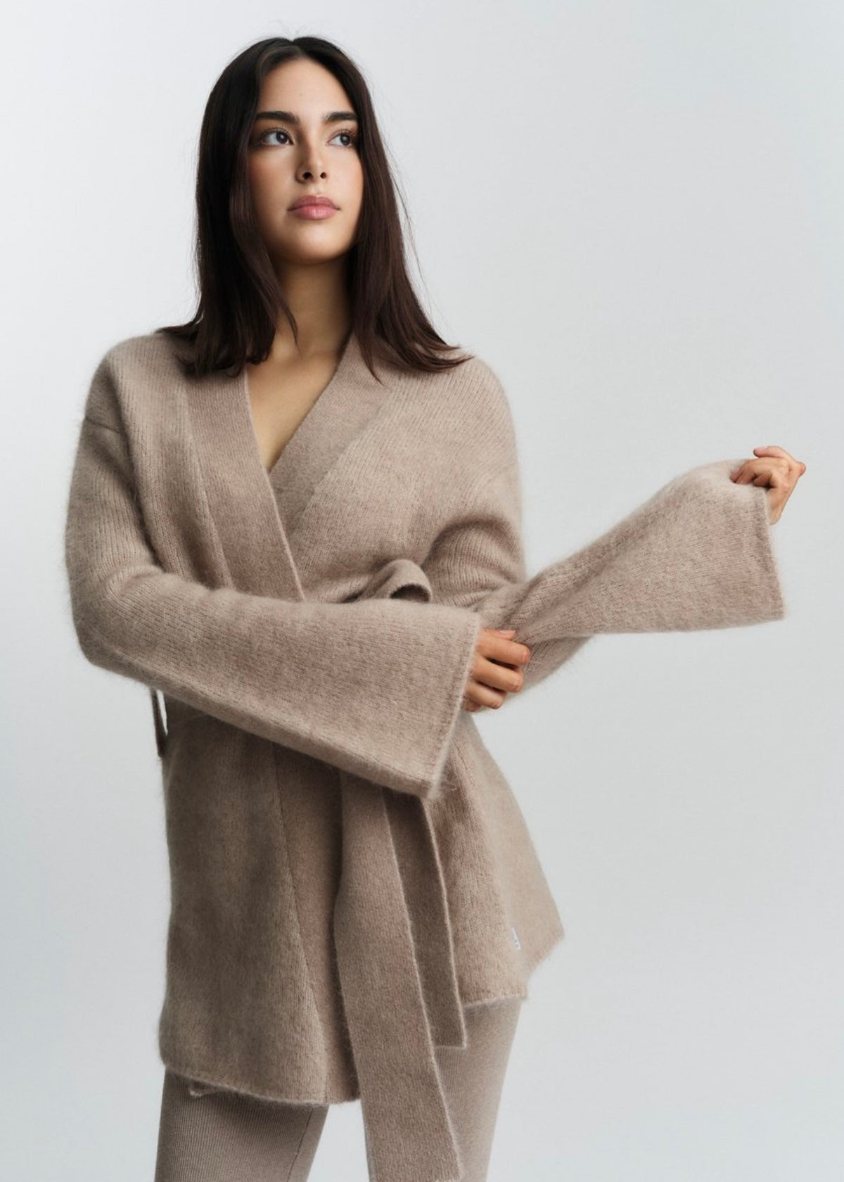 Vera Chunky cardigan Hazel Beige