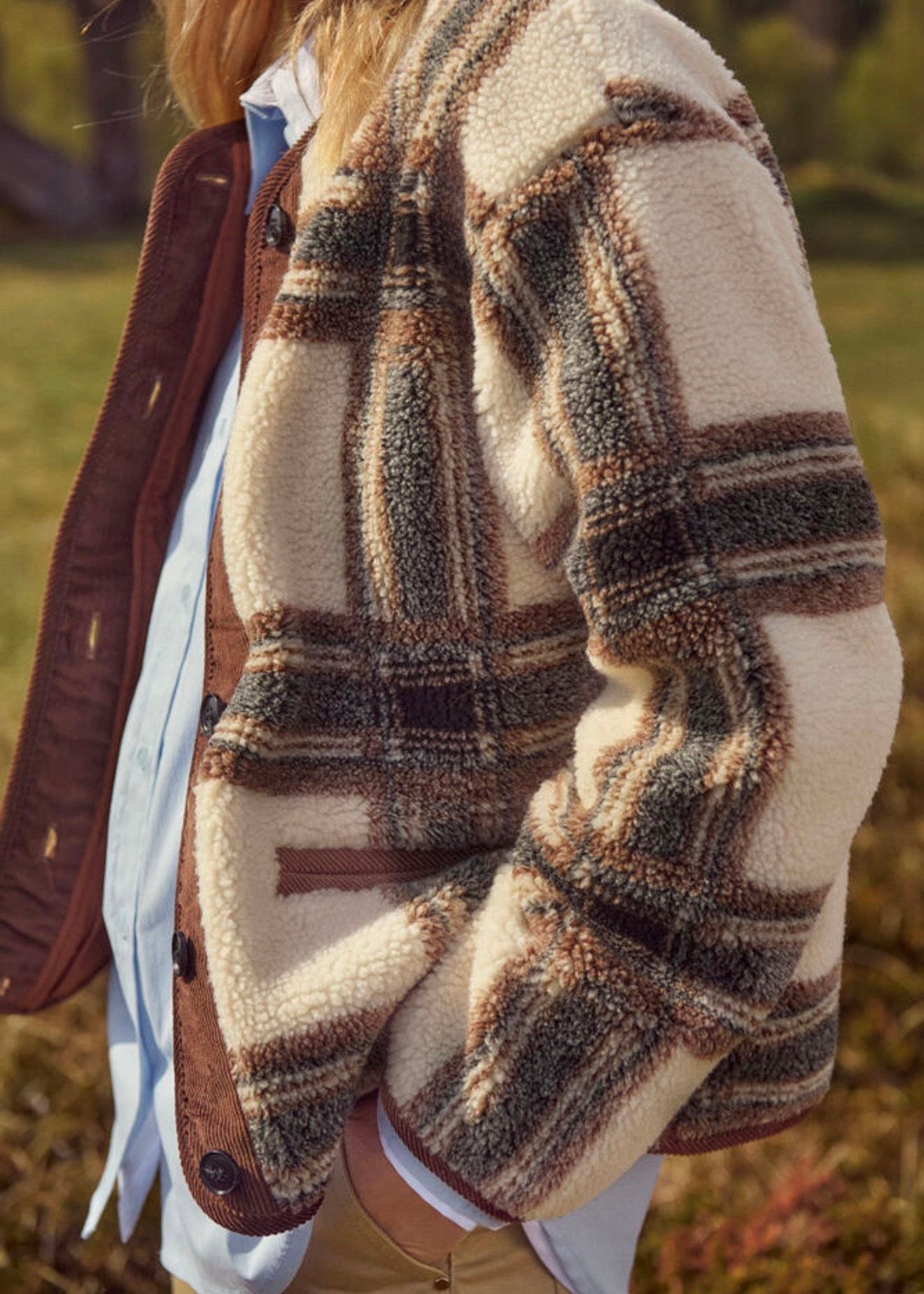 Ysabell Jacket Brown Check