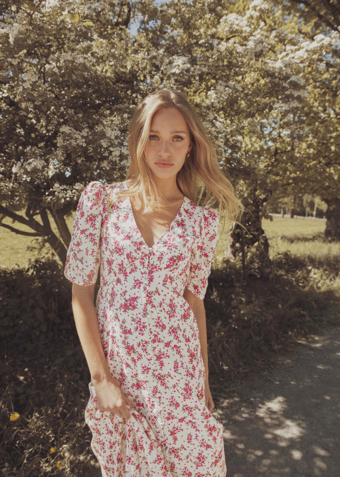 Aivy Dress Berry Print