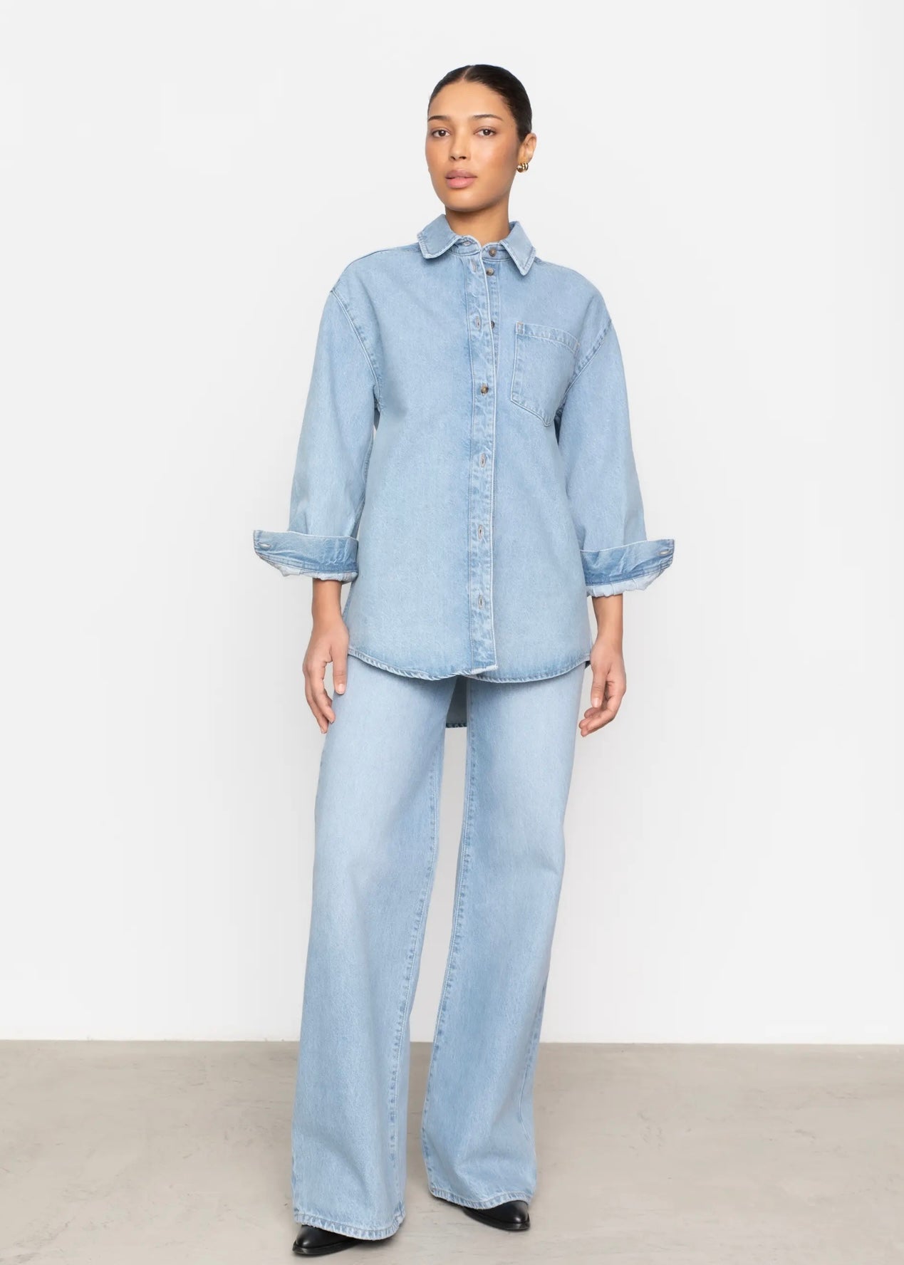 Pihl Denim Alex shirt - Light Blue