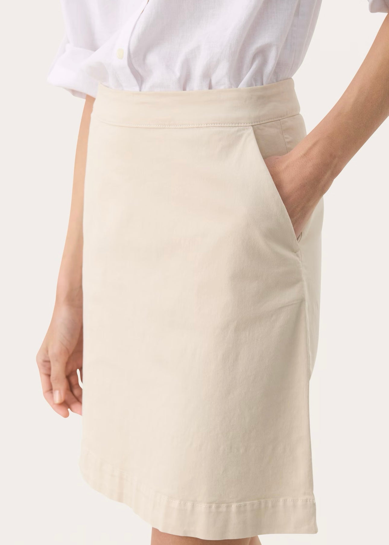 Part Two Evensas skirt - French Oak