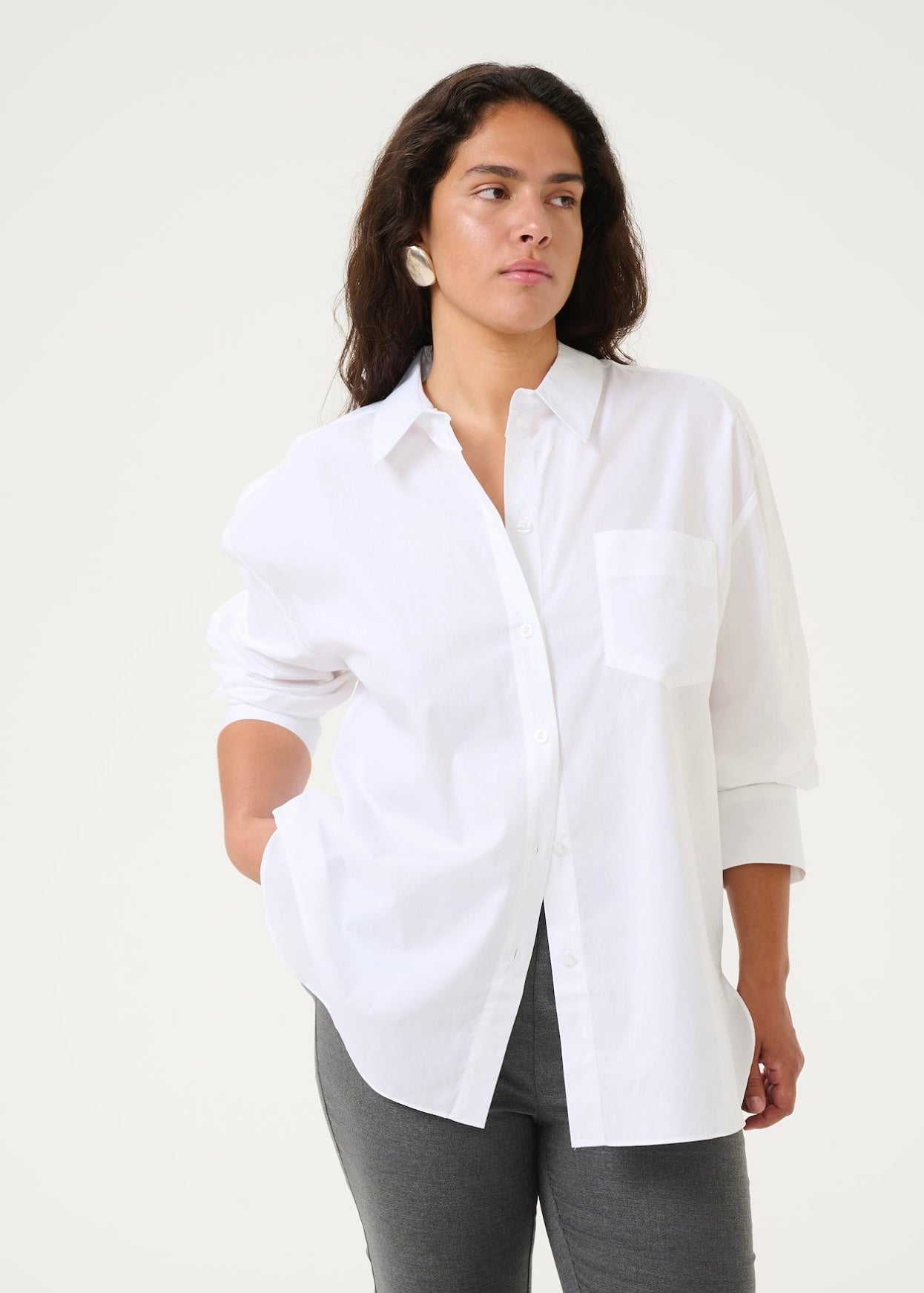 Gestuz Noelle shirt - Bright White