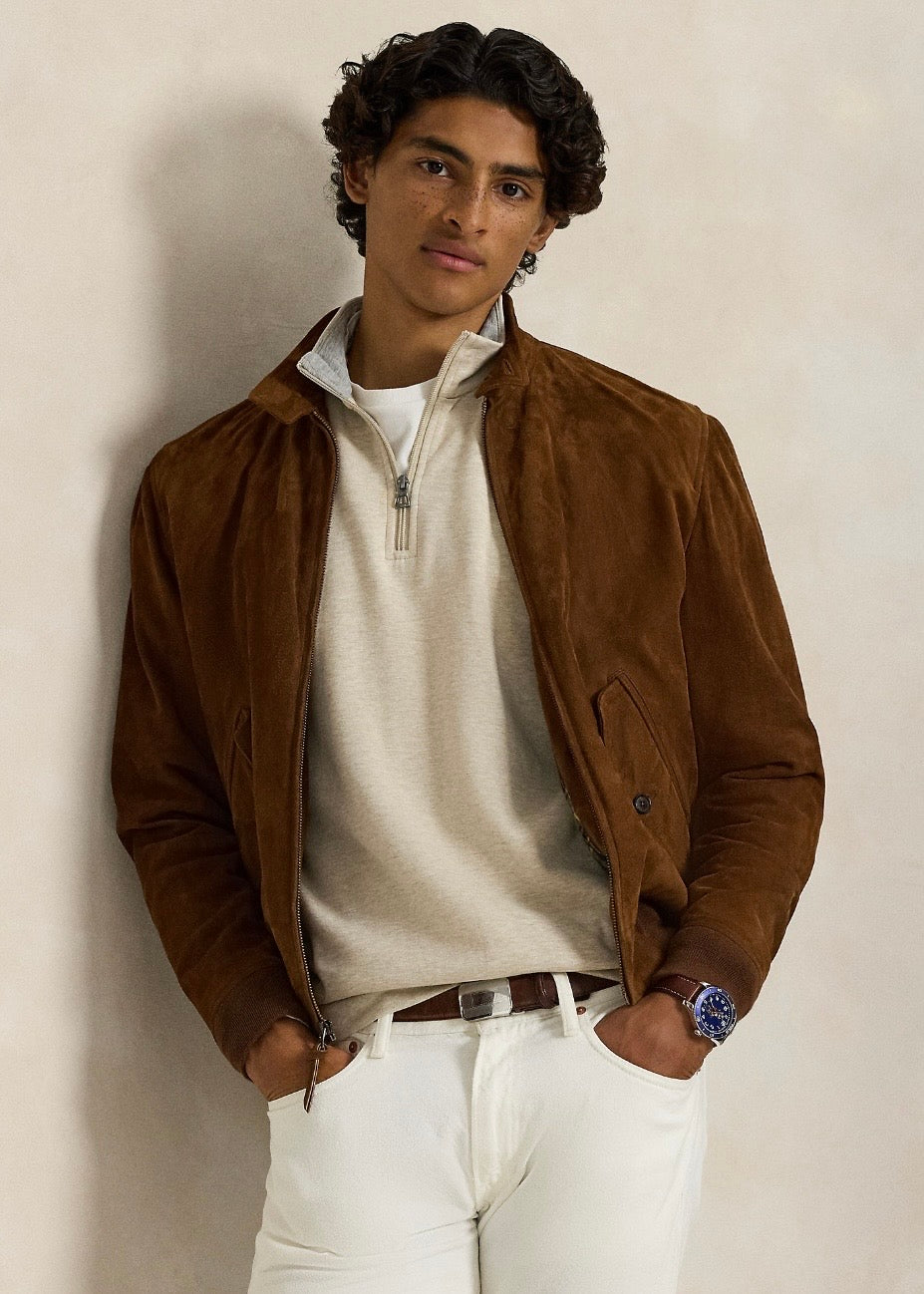 Jersey Quarter Zip Expedition Dune Heather