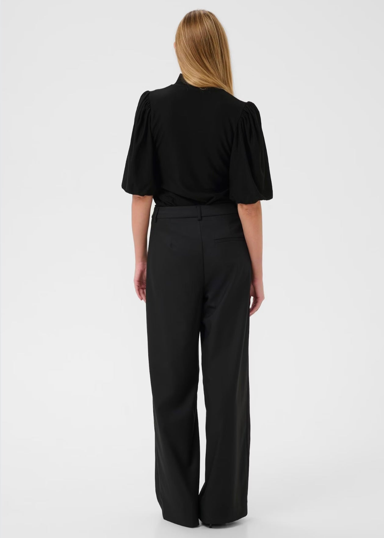 Rifa Button Ballon top Black