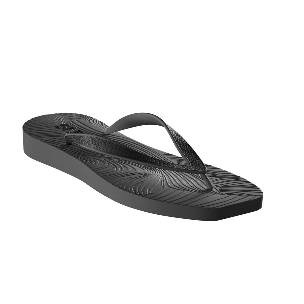 Sleepers Tapered Platform flip flop - Black