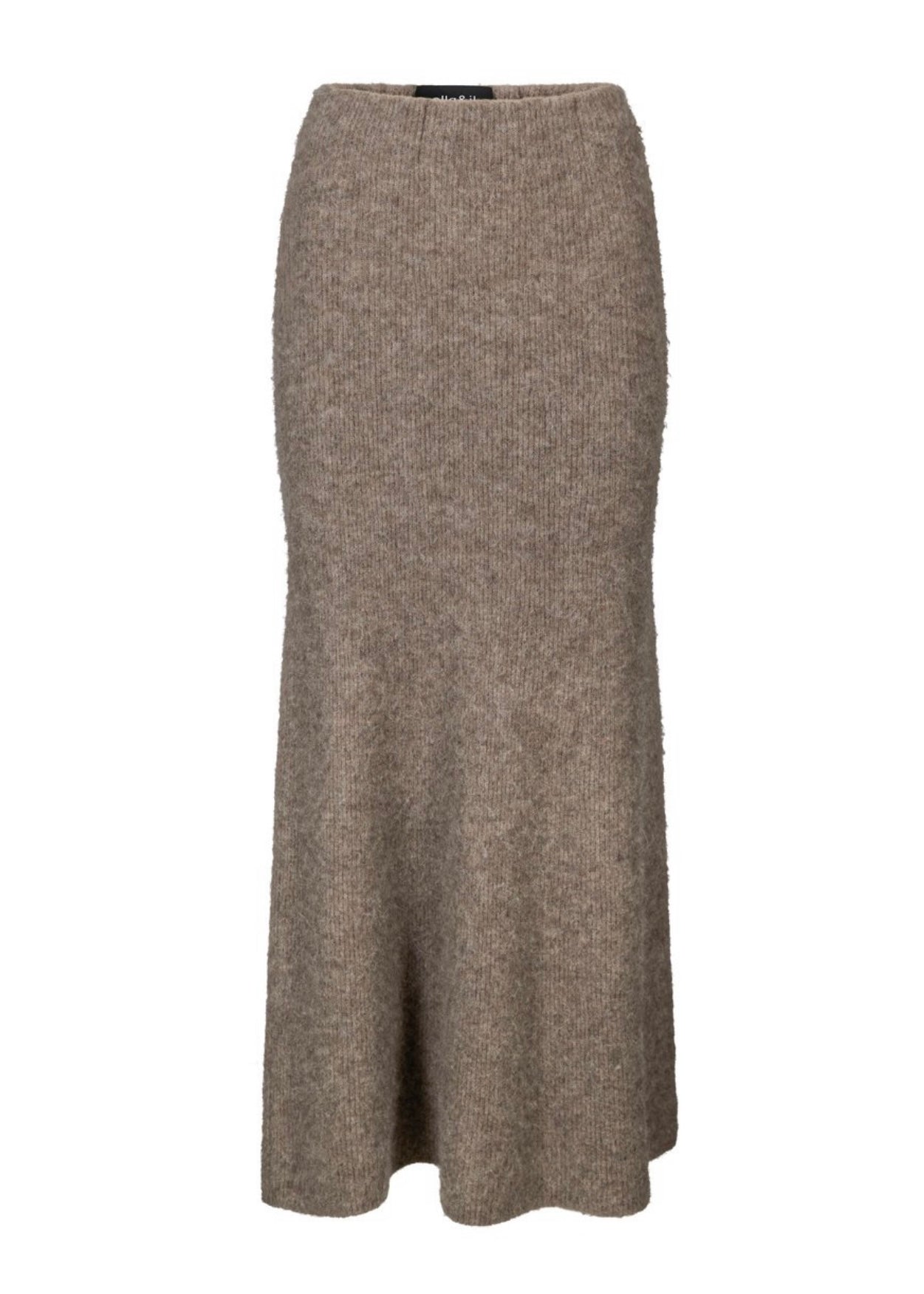 Marika Alpaca skirt Walnut
