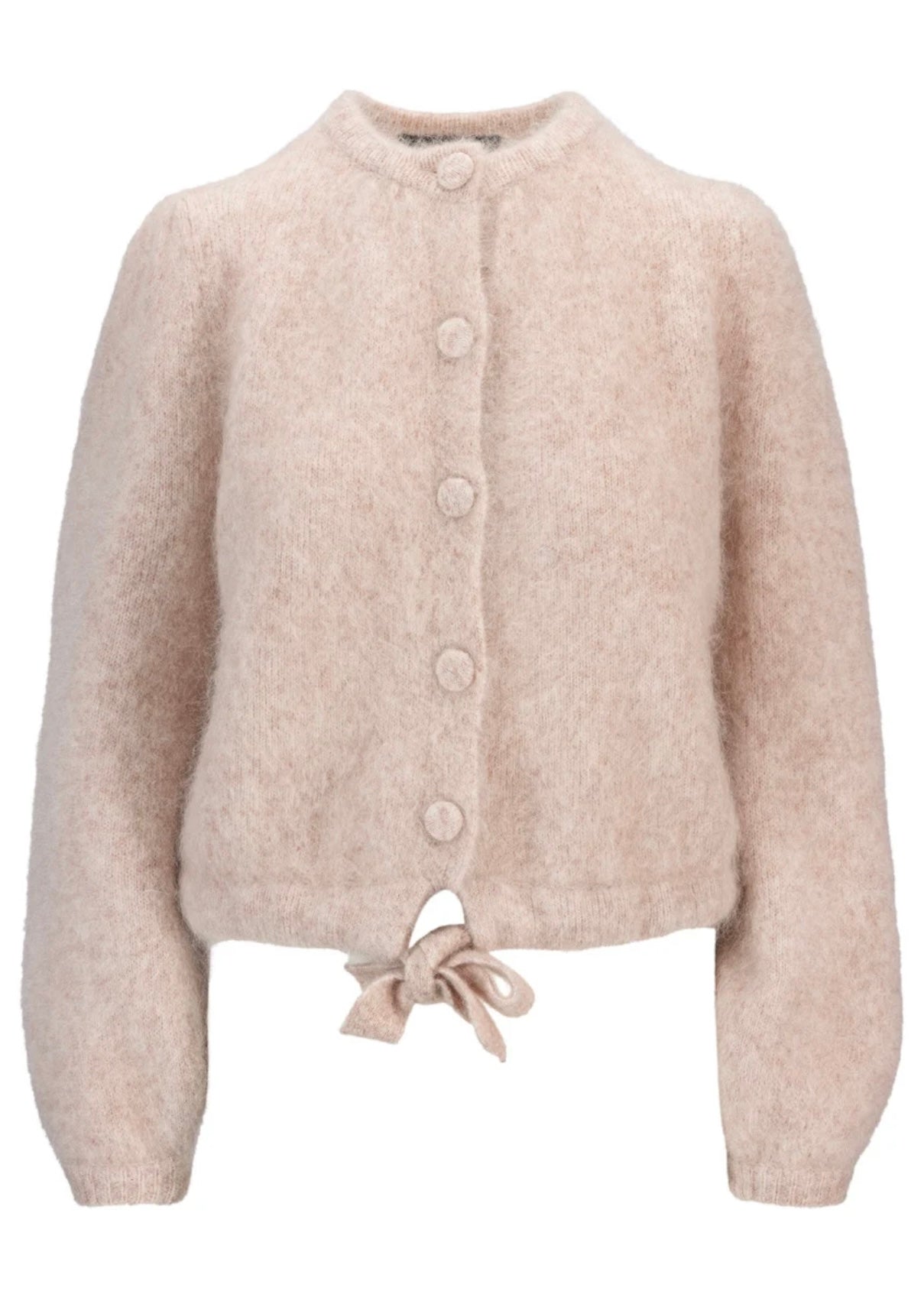 Ella&il Franca Chunky cardigan - Beige Melange