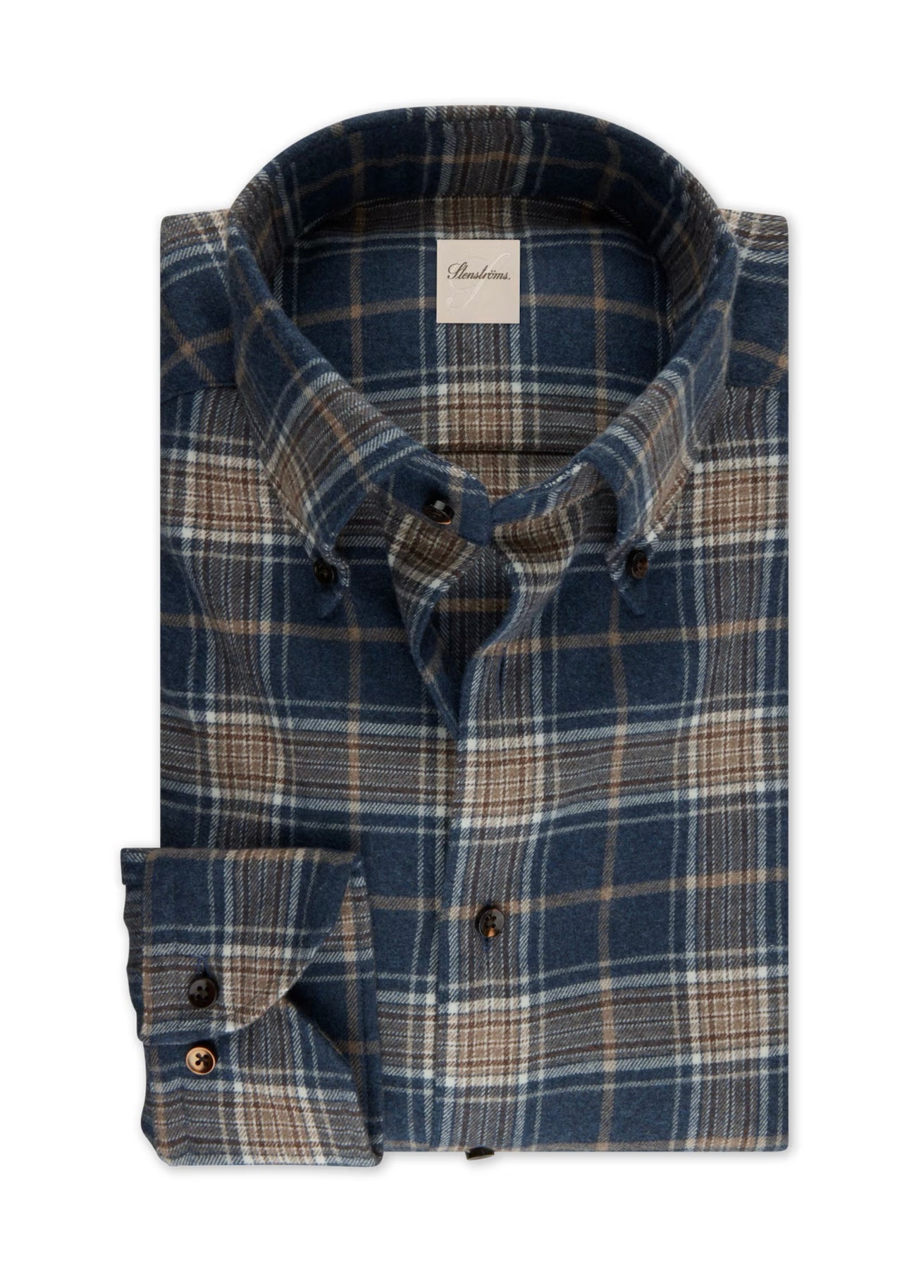 Regular Flannel shirt Blue