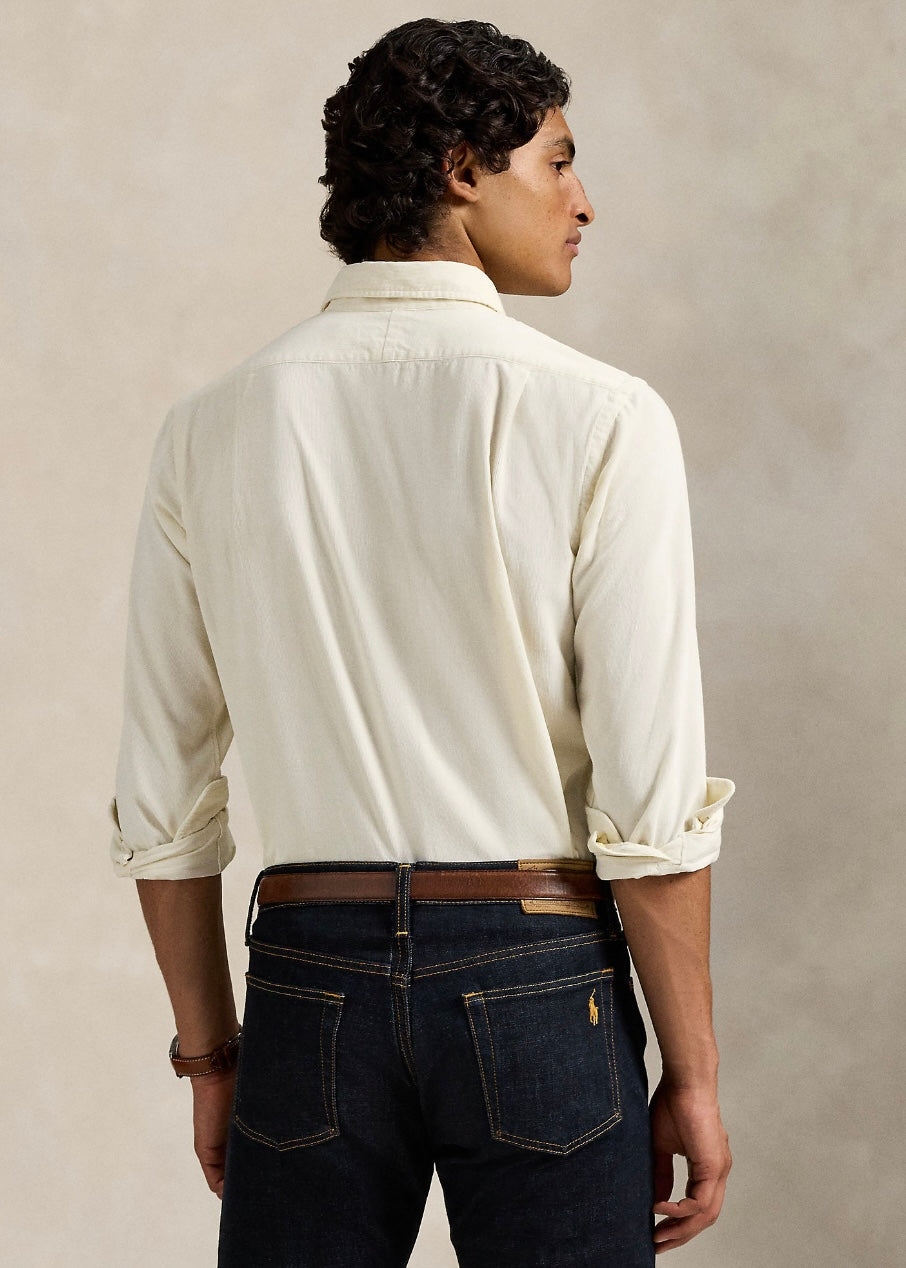 Custom Fit Corduroy shirt Clubhouse Cream