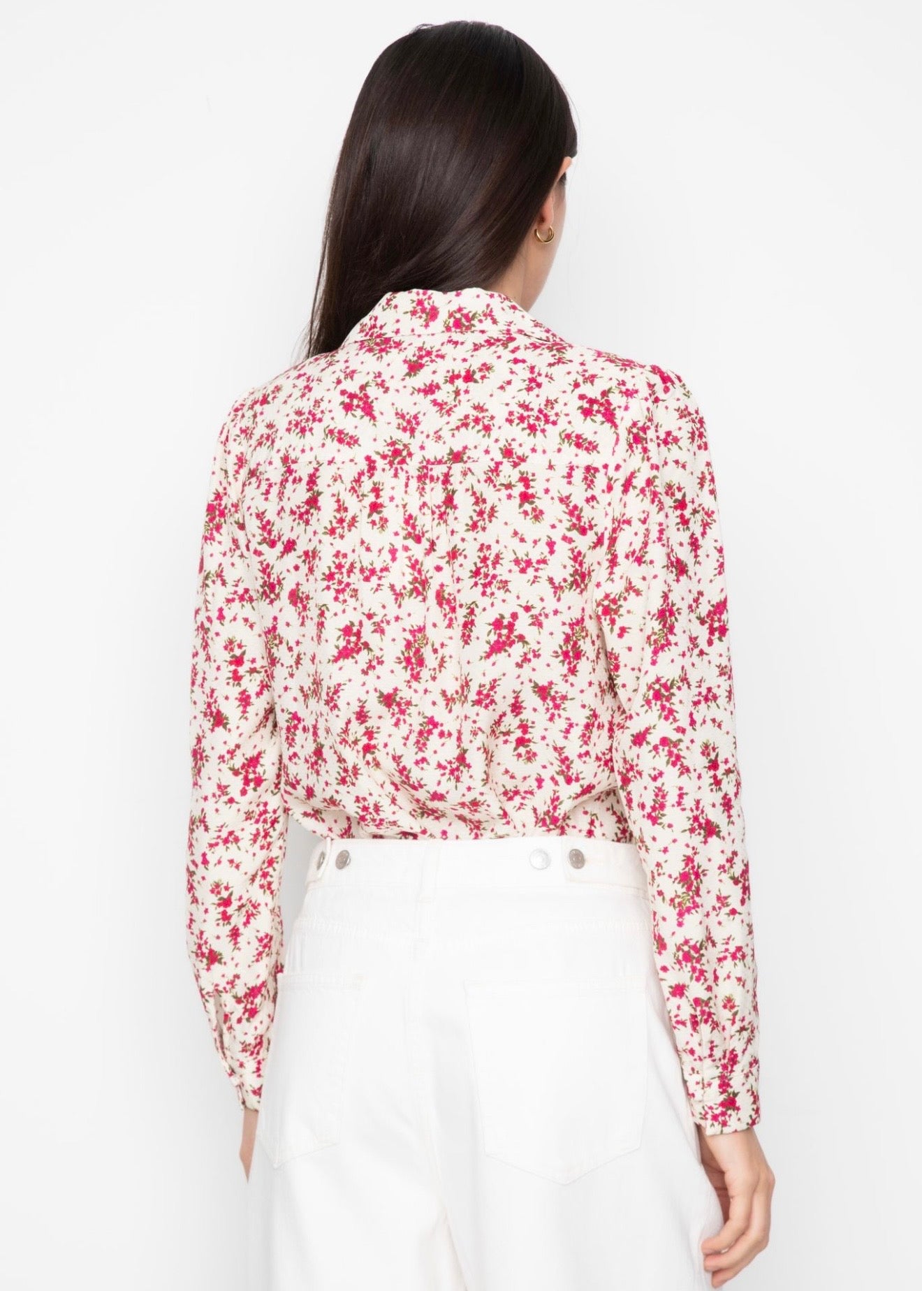 Lu Lu Blouse Berry Print