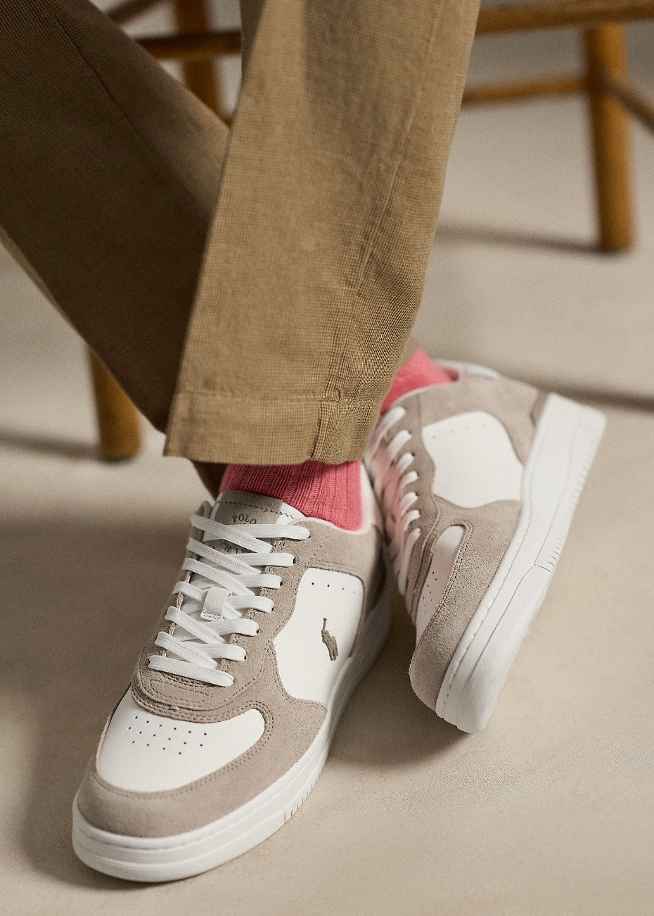 Masters Court Suede Sneaker Milkshake