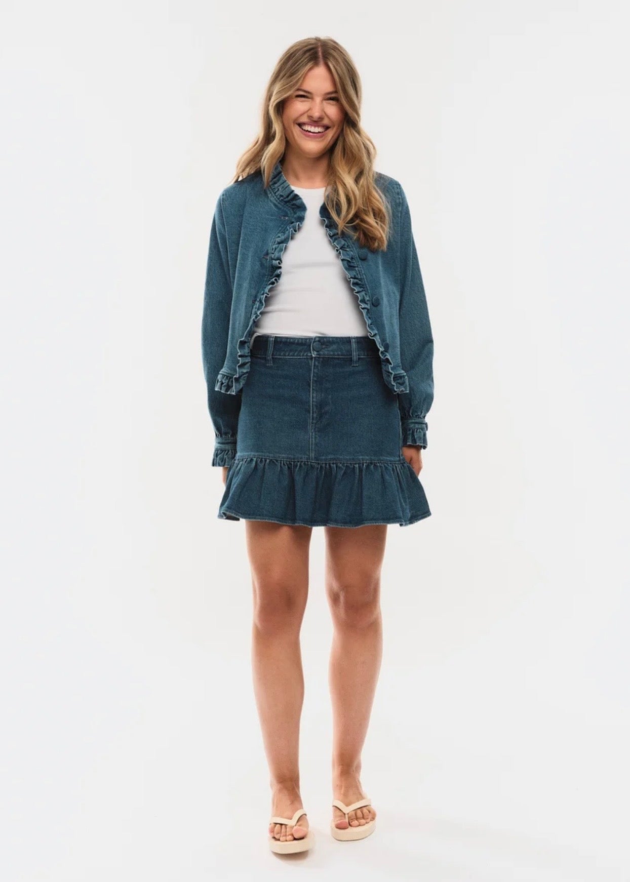 Betty Denim Jacket Denim Medium Wash