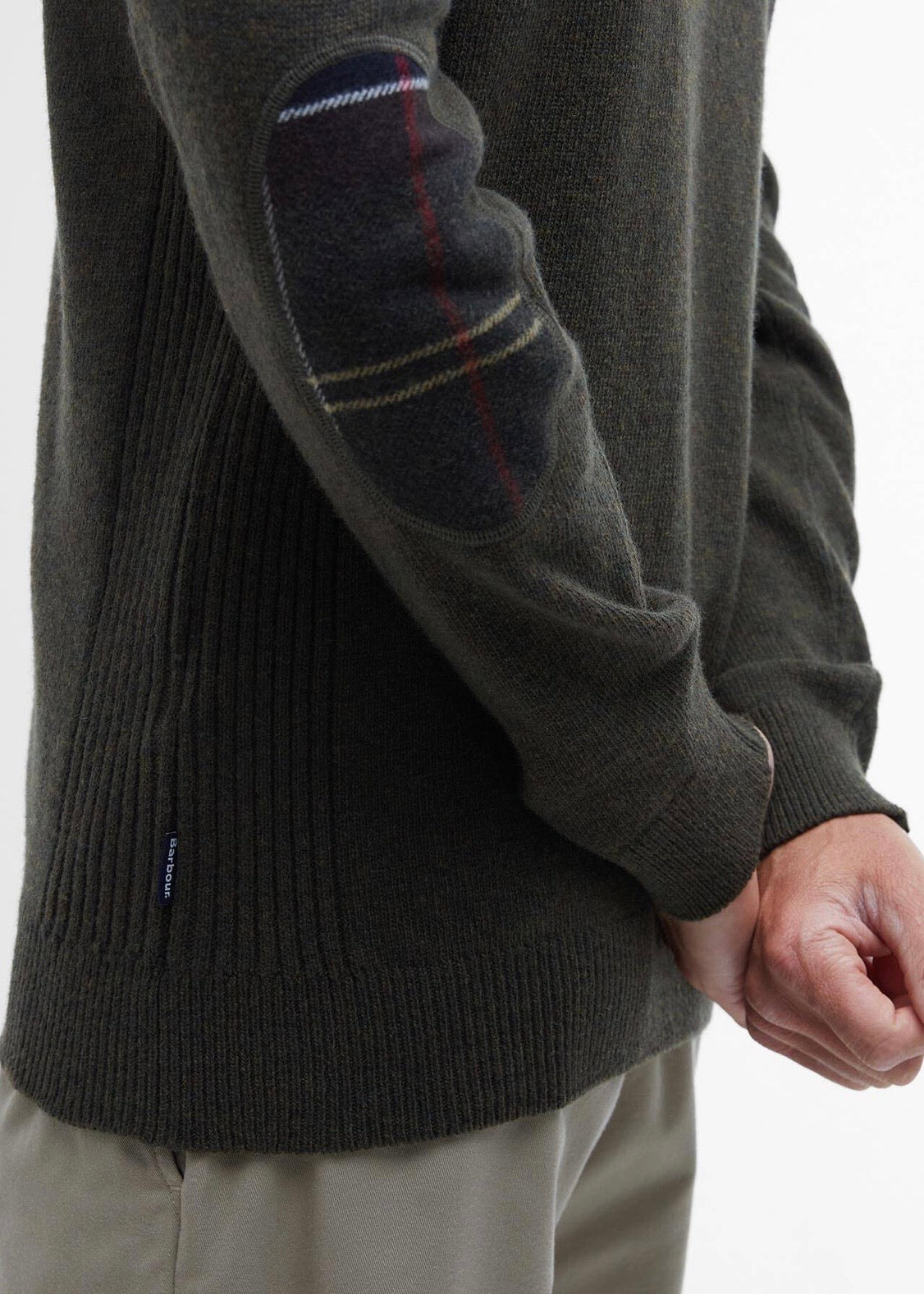 Holden Half Zip Olive Marl