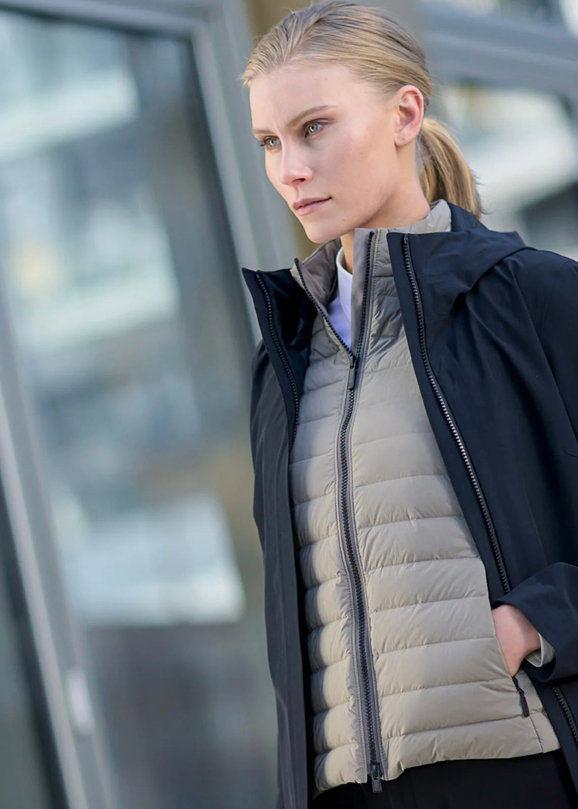 Sirius Down Vest Driftwood