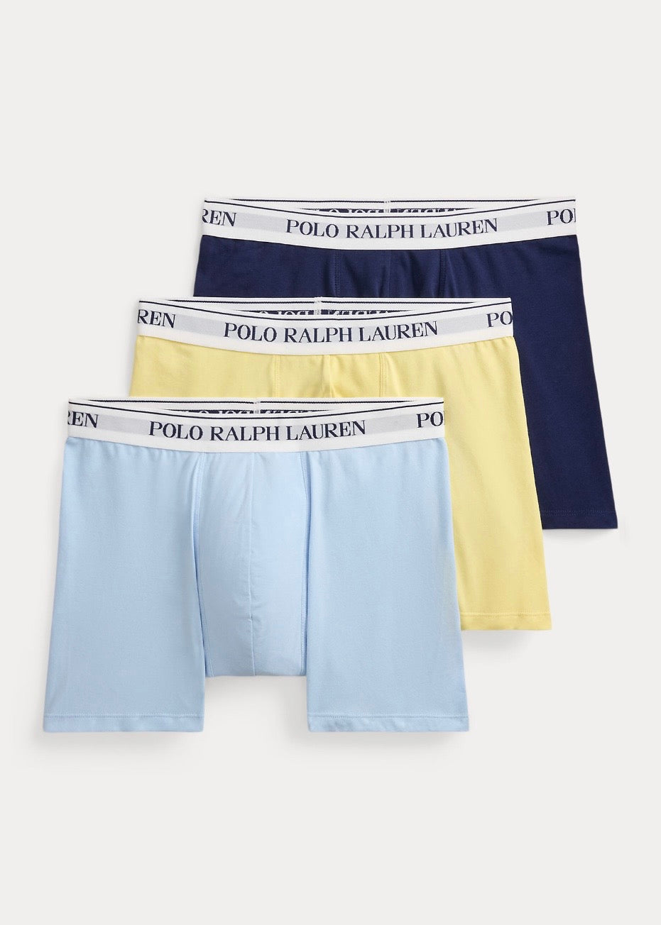 Brief boxer 3pack Blue/Yellow/Navy